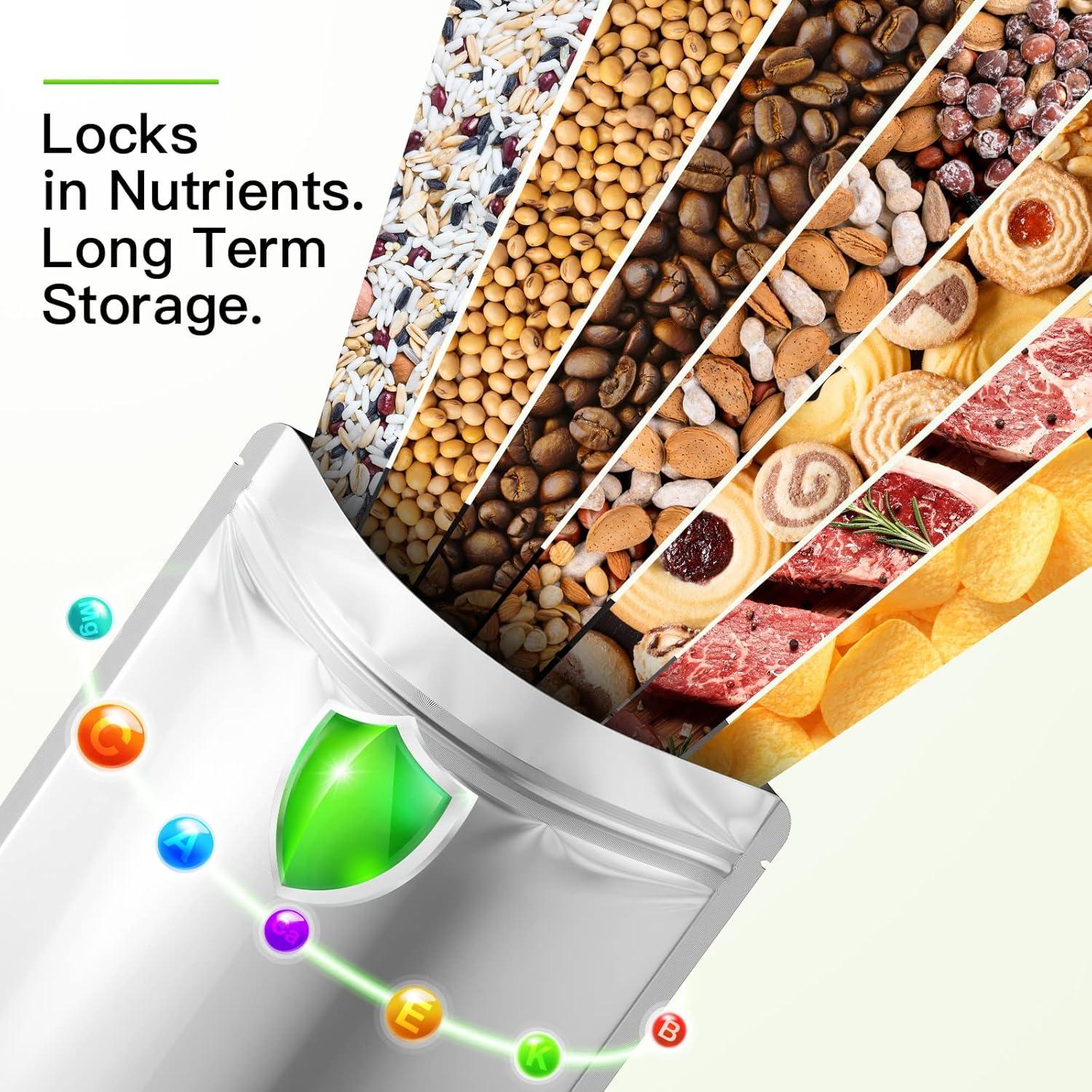 Kit de 100 Bolsas Mylar SYMYNELEC con 400cc Absorbentes