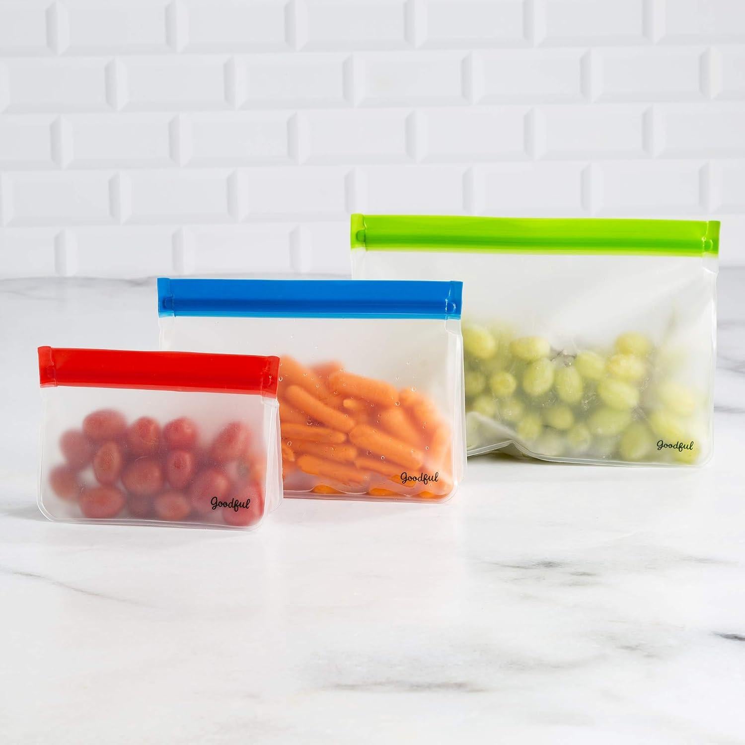 Bolsas de Almacenamiento Reutilizables Goodful - Paquete de 6