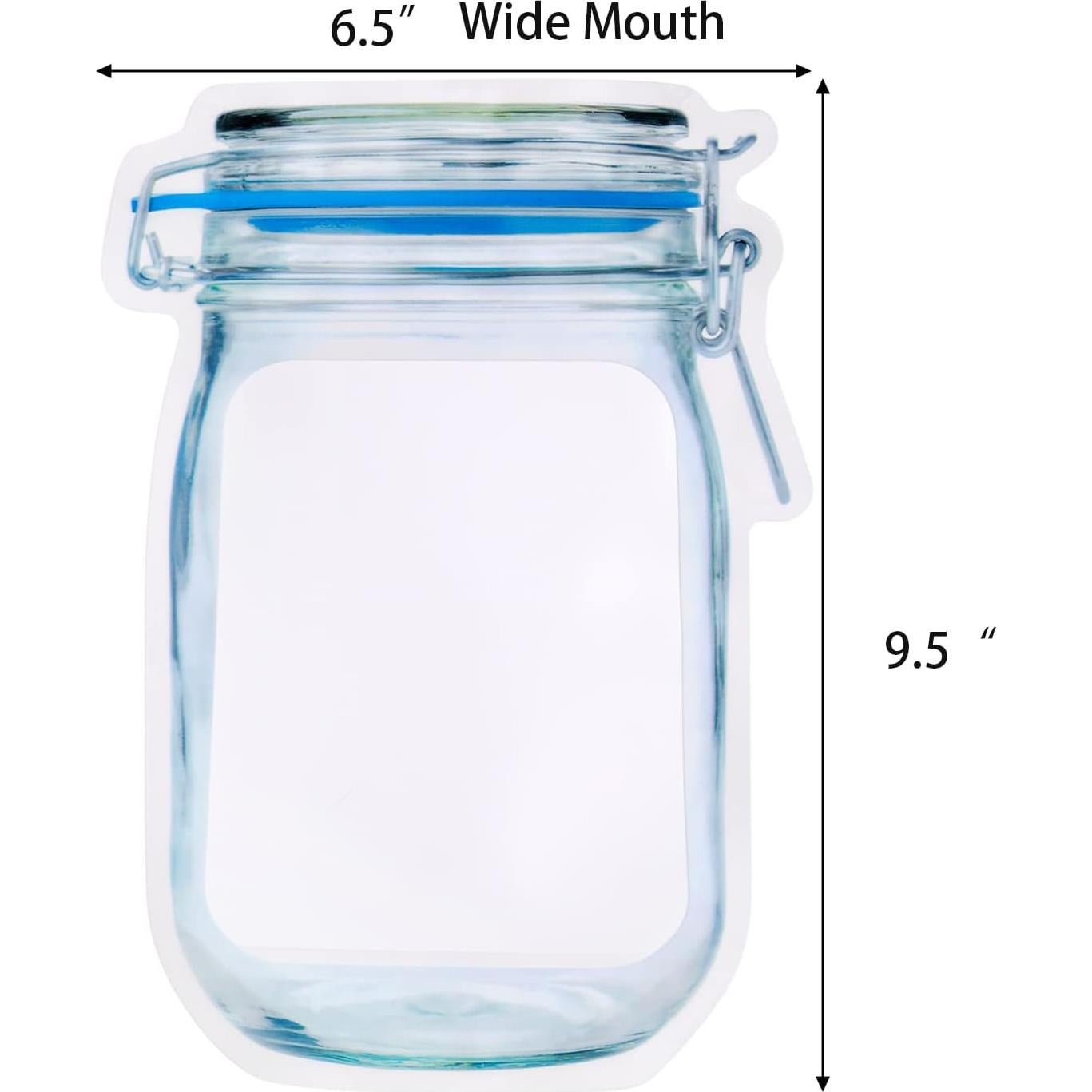 Paquete de 50 Bolsas Reutilizables Jucoan para Tarros de Conserva