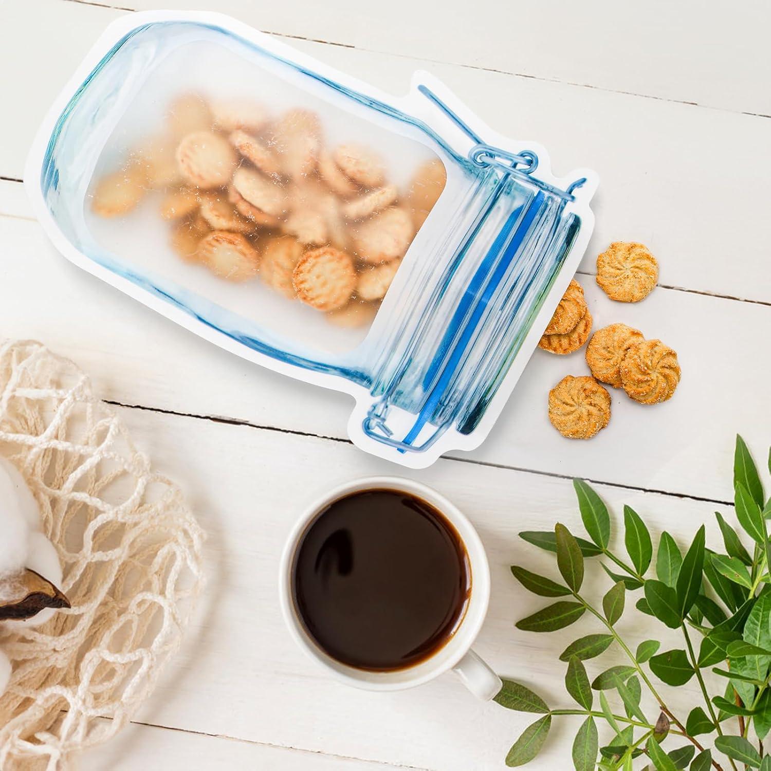 Paquete de 50 Bolsas Reutilizables Jucoan para Tarros de Conserva