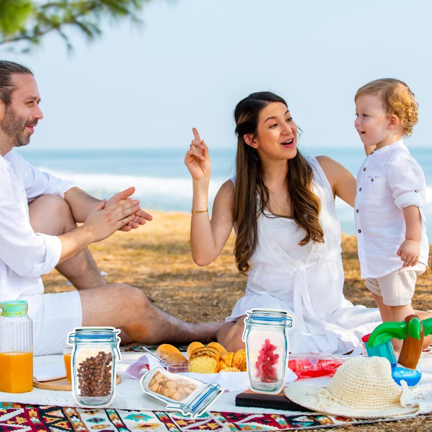 Paquete de 50 Bolsas Reutilizables Jucoan para Tarros de Conserva