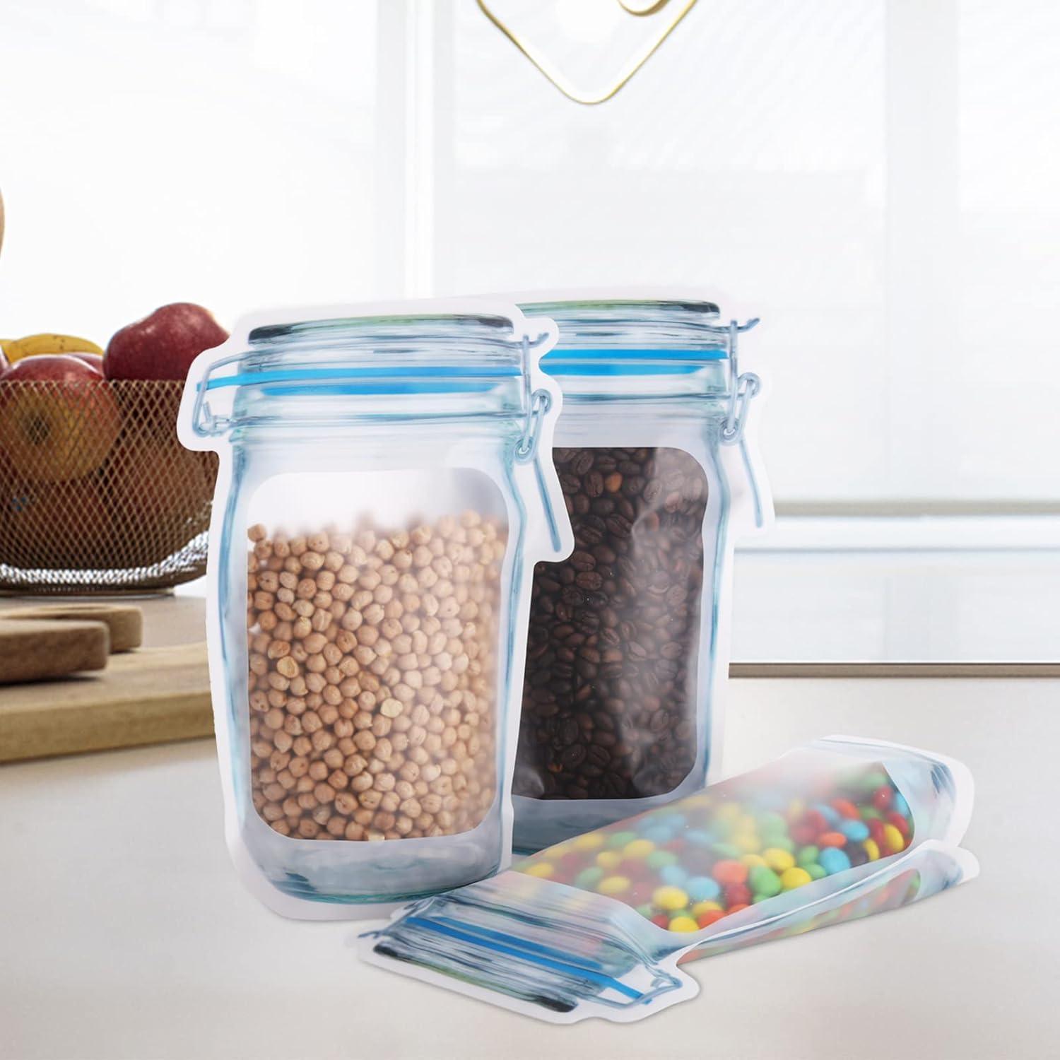 Paquete de 50 Bolsas Reutilizables Jucoan para Tarros de Conserva