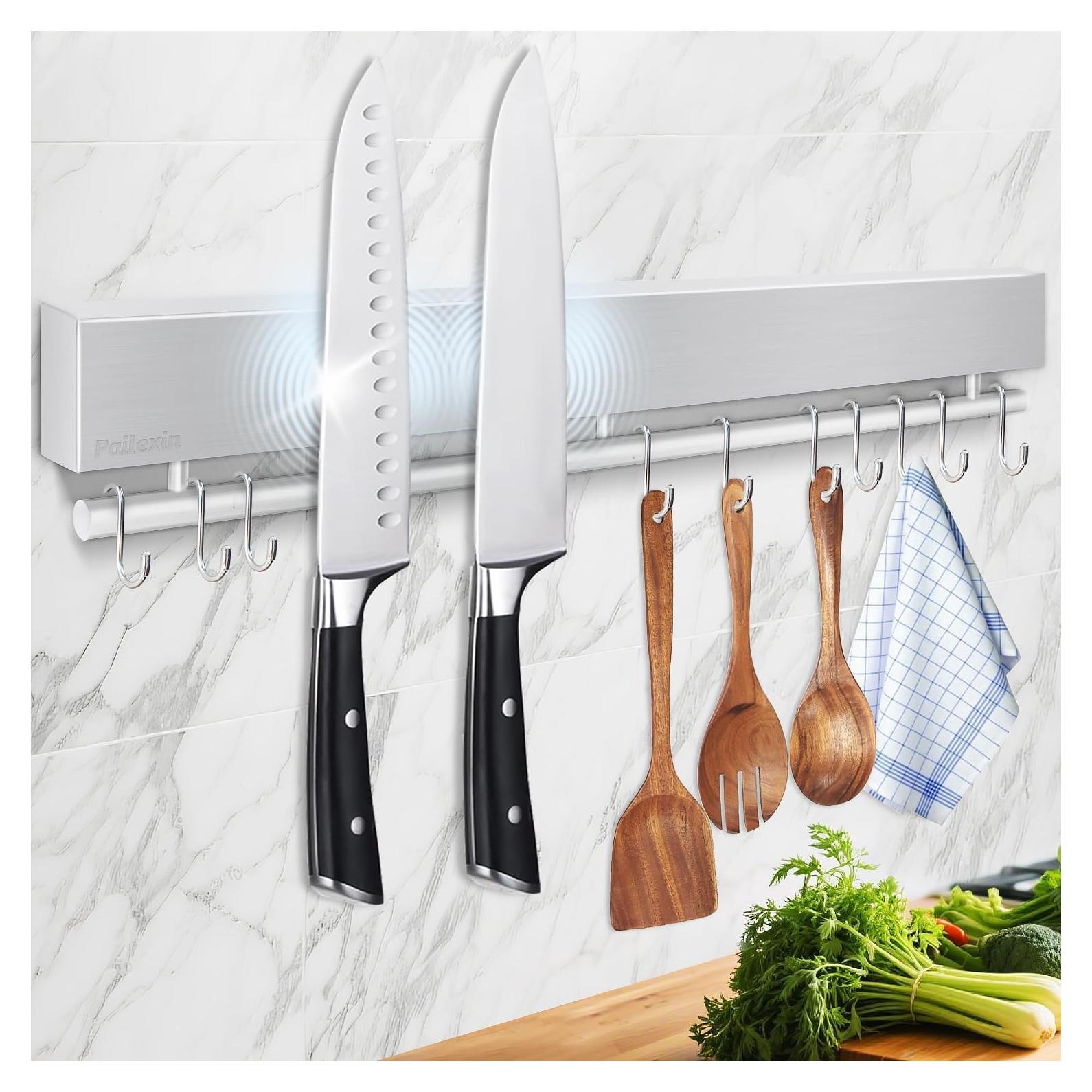 Soporte Magnético para Cuchillos 43.18 cm Acero Inoxidable Pailexin