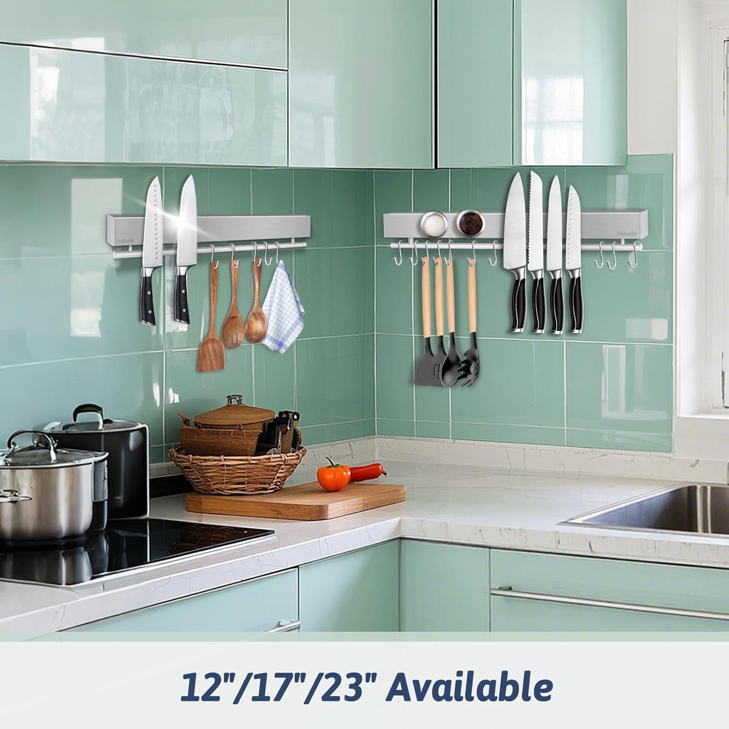 Soporte Magnético para Cuchillos 43.18 cm Acero Inoxidable Pailexin