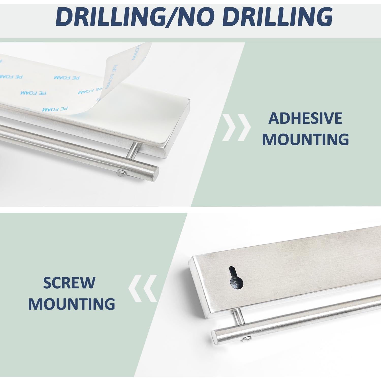 Soporte Magnético para Cuchillos 43.18 cm Acero Inoxidable Pailexin