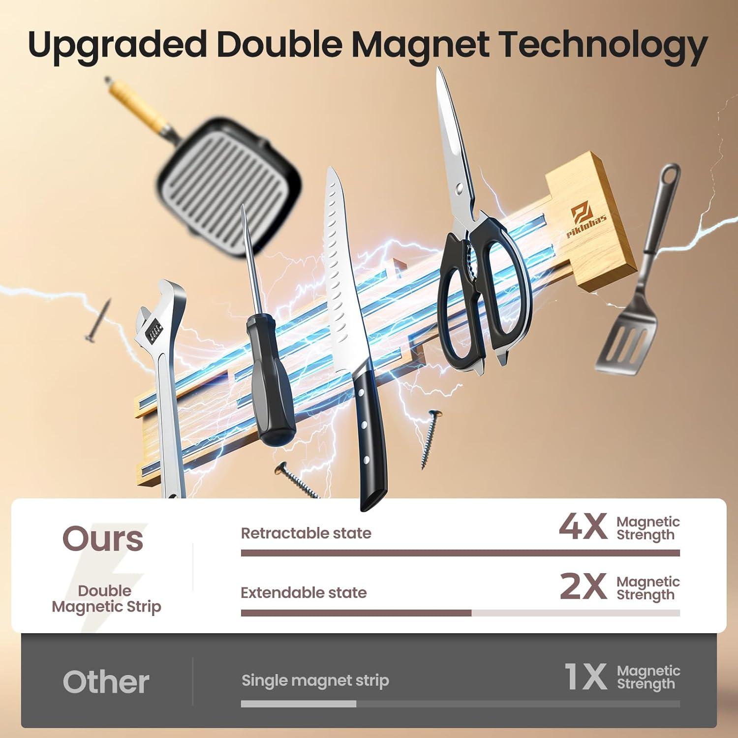 Soporte Magnético para Cuchillos Piklohas 16-32 Pulgadas