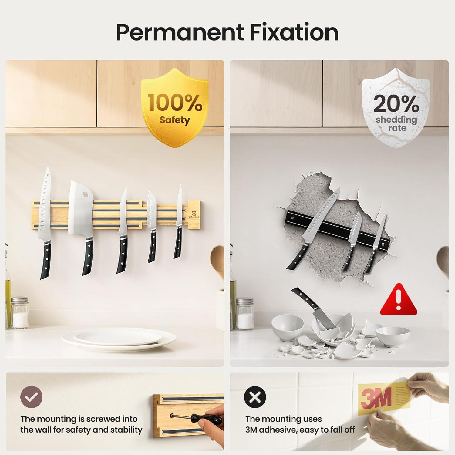 Soporte Magnético para Cuchillos Piklohas 16-32 Pulgadas