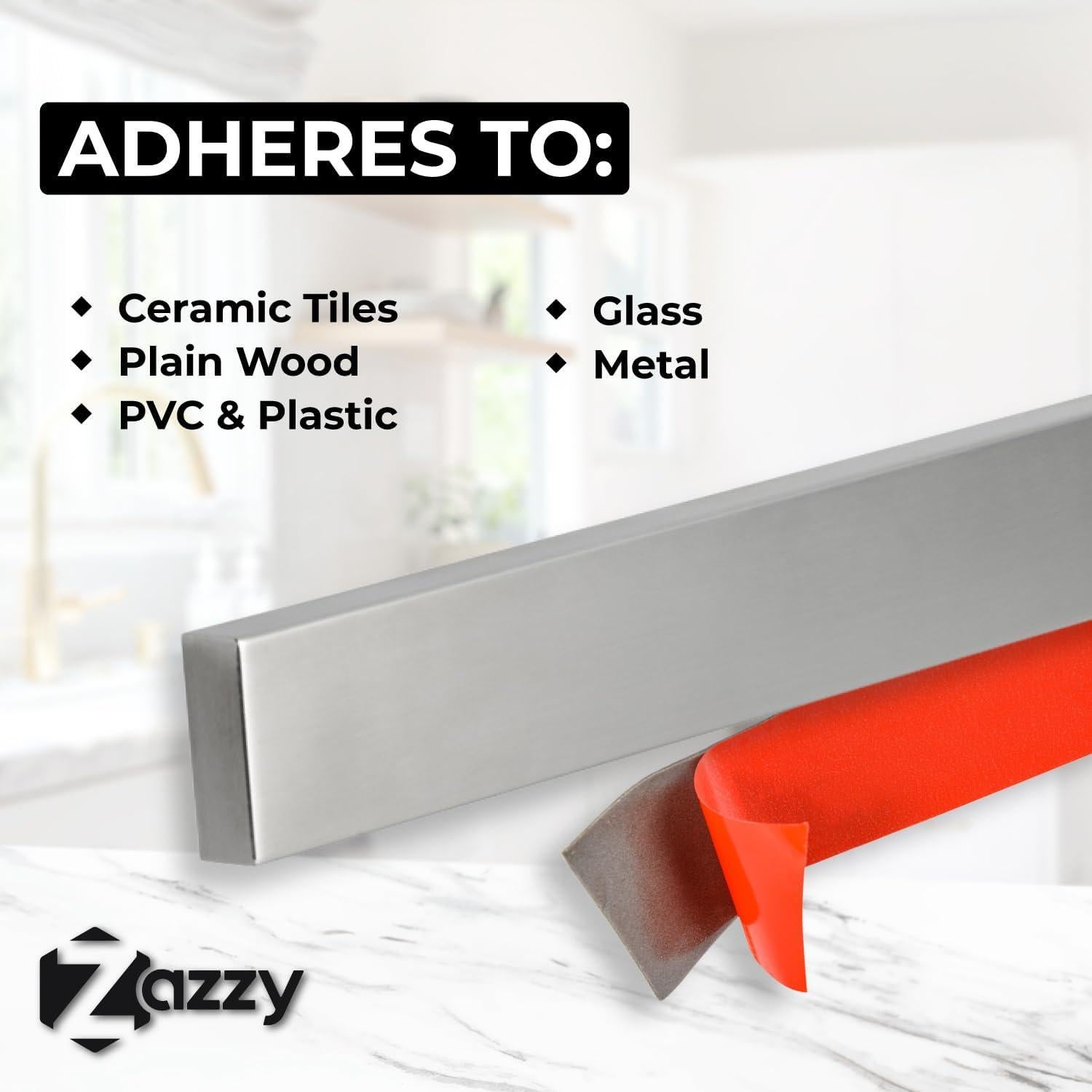 Soporte Magnético para Cuchillos Genérico 40 cm Acero Inoxidable