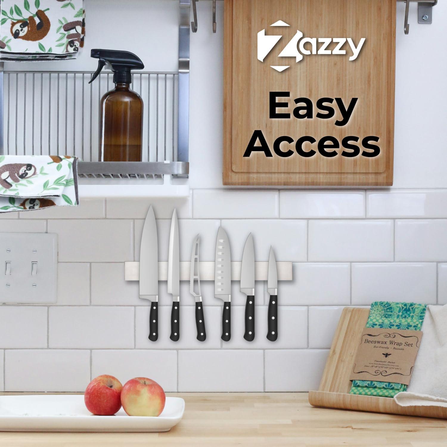 Soporte Magnético para Cuchillos Genérico 40 cm Acero Inoxidable