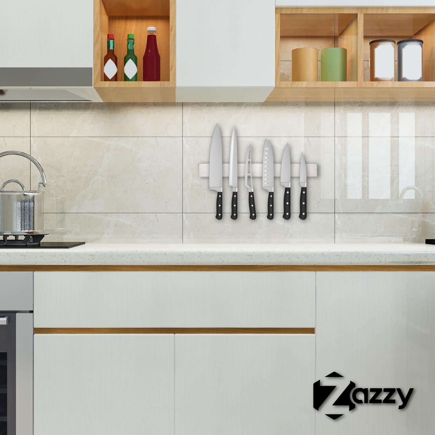 Soporte Magnético para Cuchillos Genérico 40 cm Acero Inoxidable