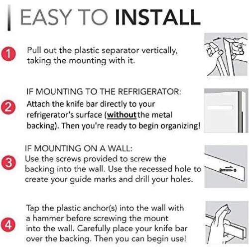 Soporte Magnético para Cuchillos Innovaciones Modernas 40.64 cm