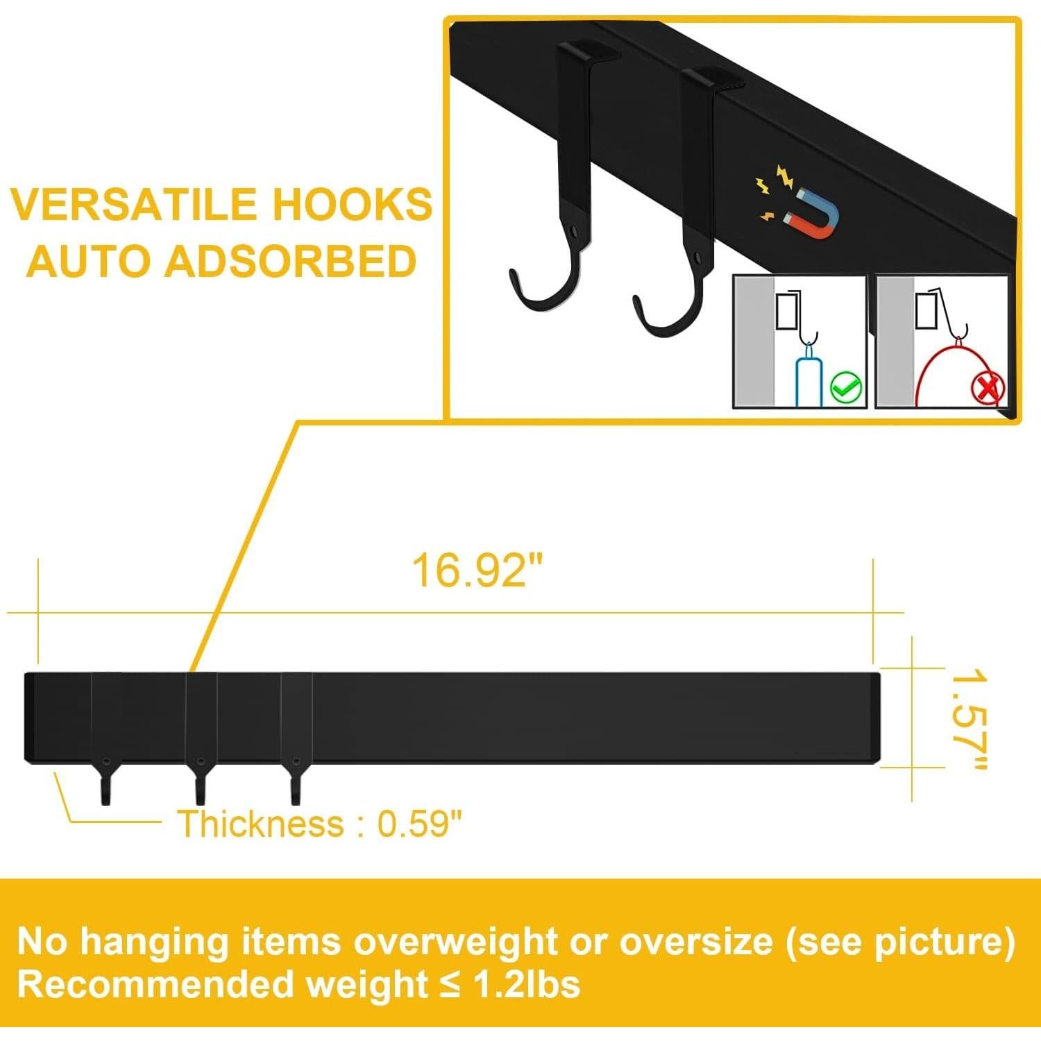 Tira Magnética para Cuchillos Sublibelief 43 cm Acero Inoxidable