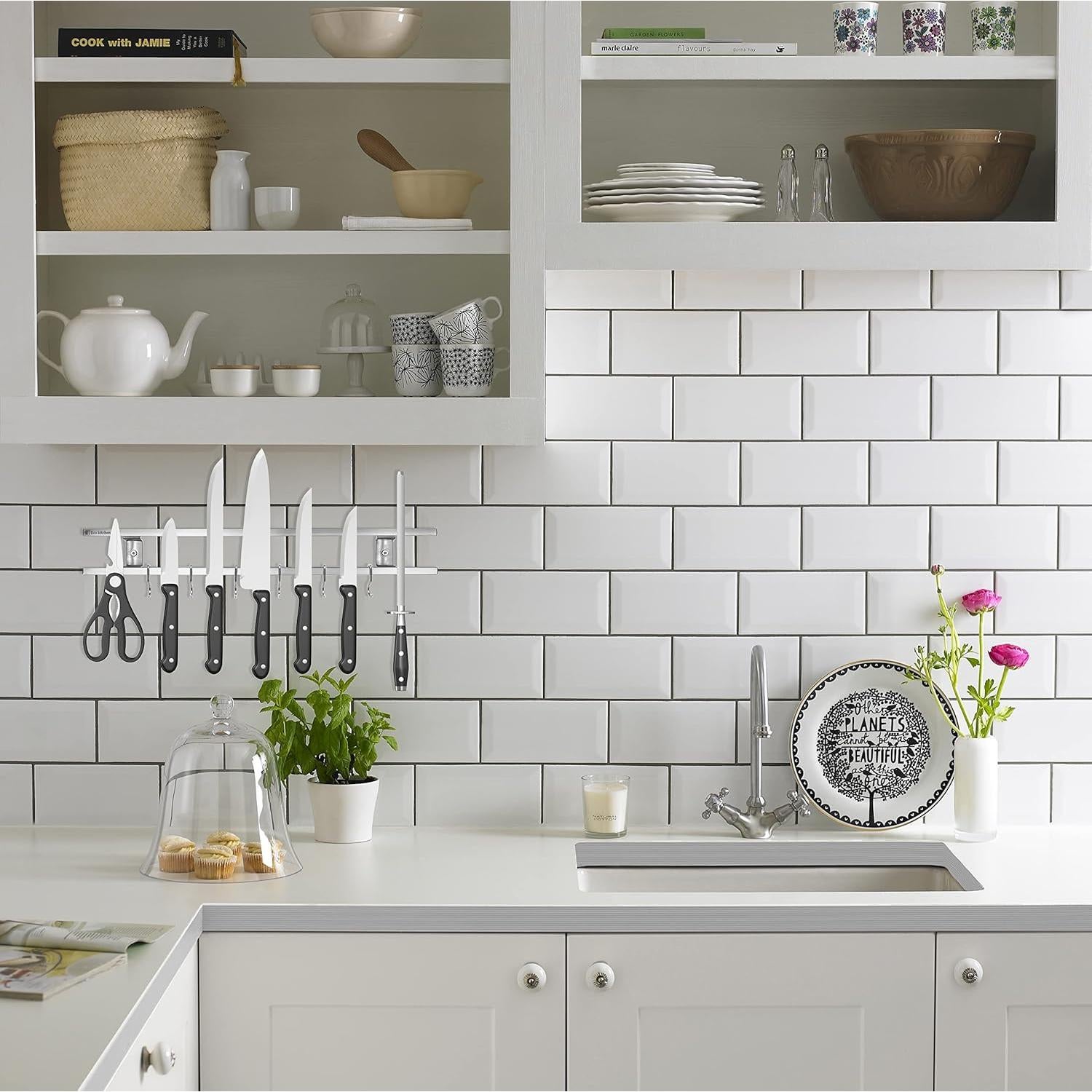 Soporte Magnético para Cuchillos Eco Kitchen 45.72 cm Acero Inoxidable