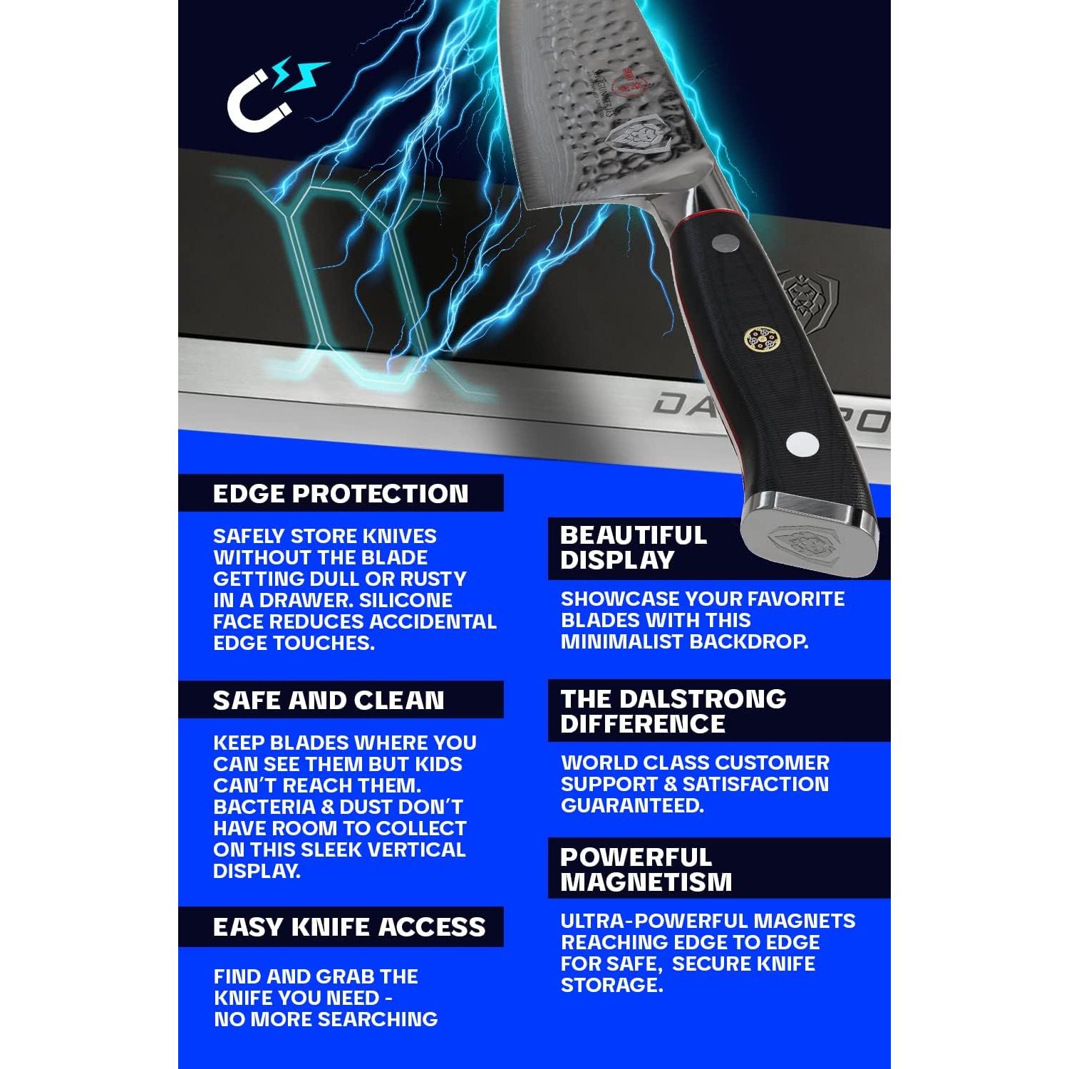 Soporte Magnético para Cuchillos Dalstrong 45cm Silicona Negra