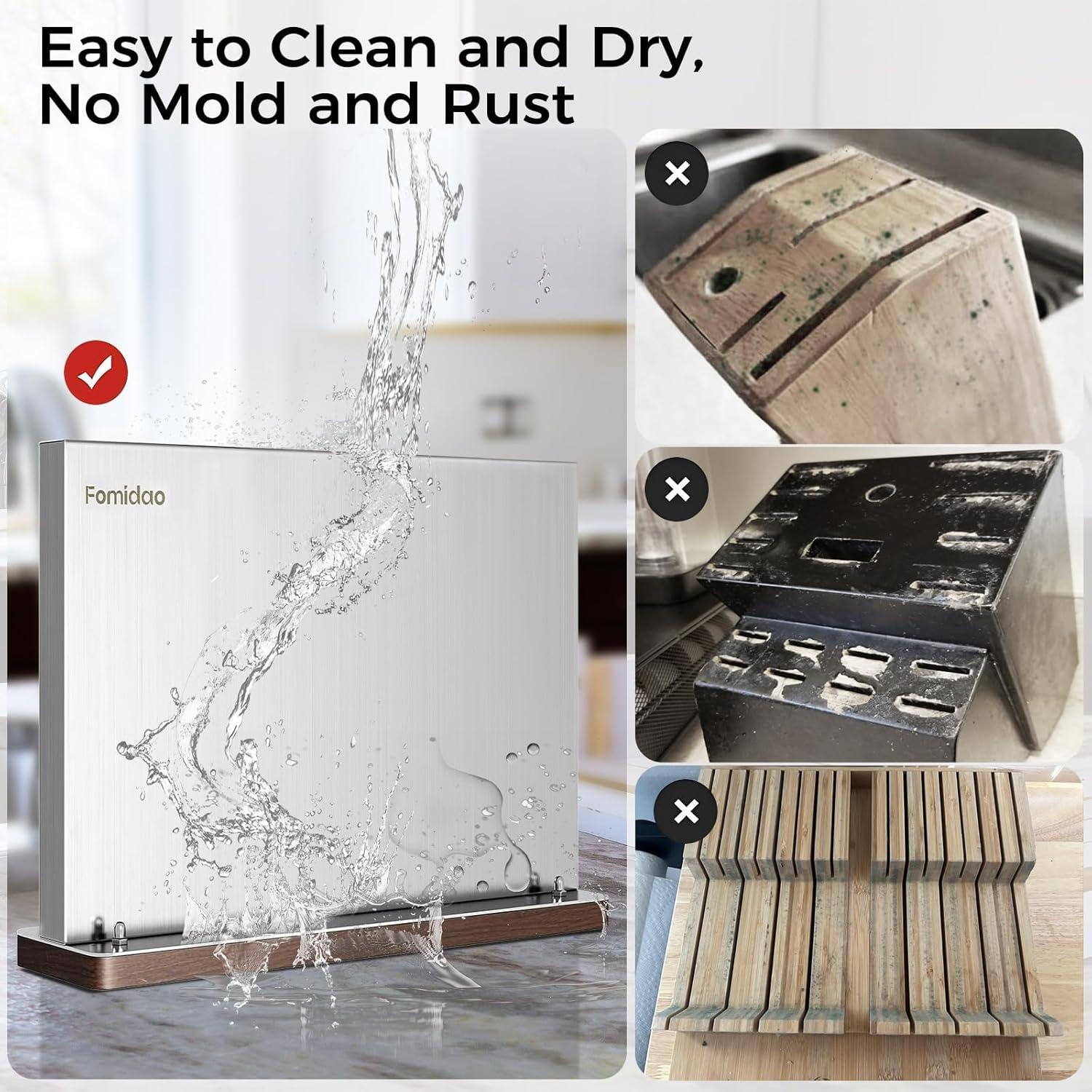 Soporte Magnético para Cuchillos Fomidao Acero Inoxidable 30cm