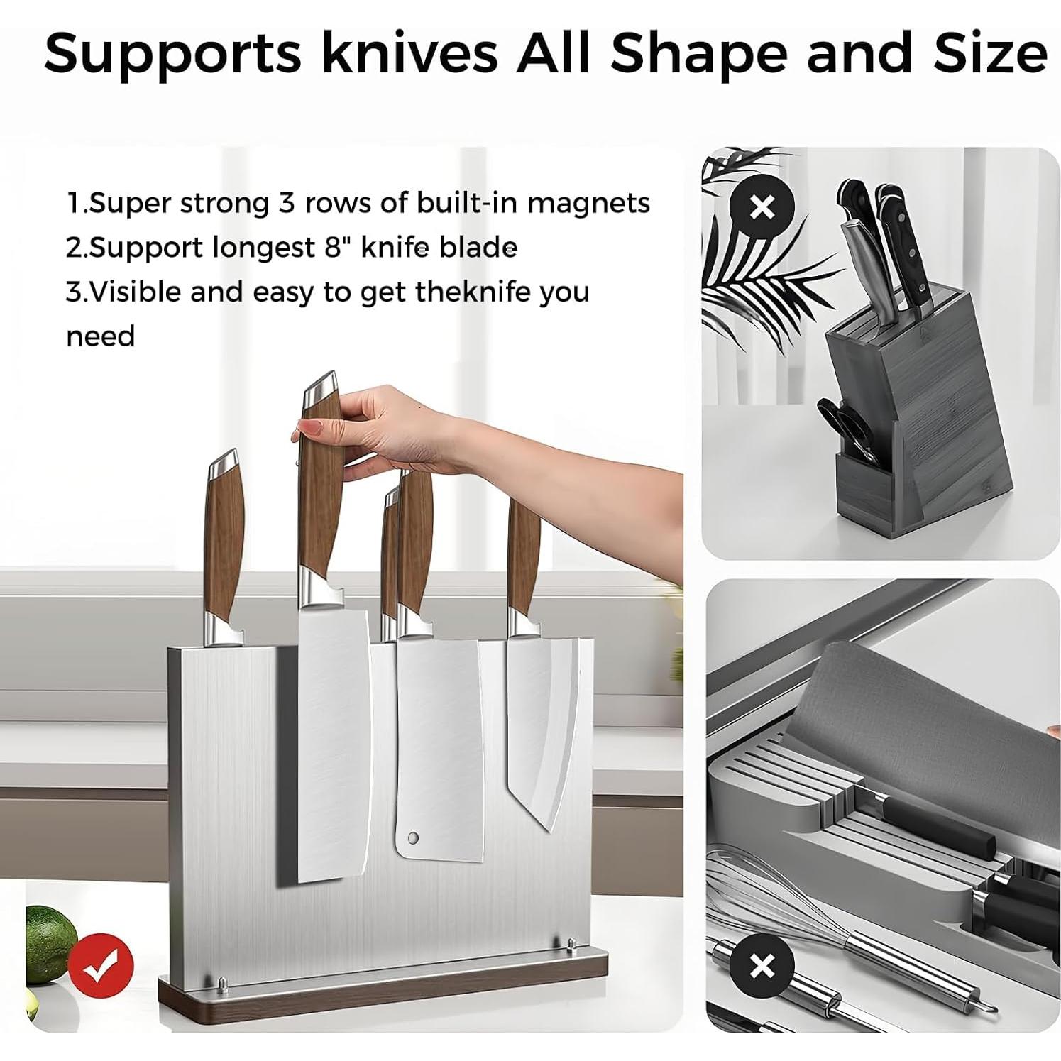 Soporte Magnético para Cuchillos Fomidao Acero Inoxidable 30cm