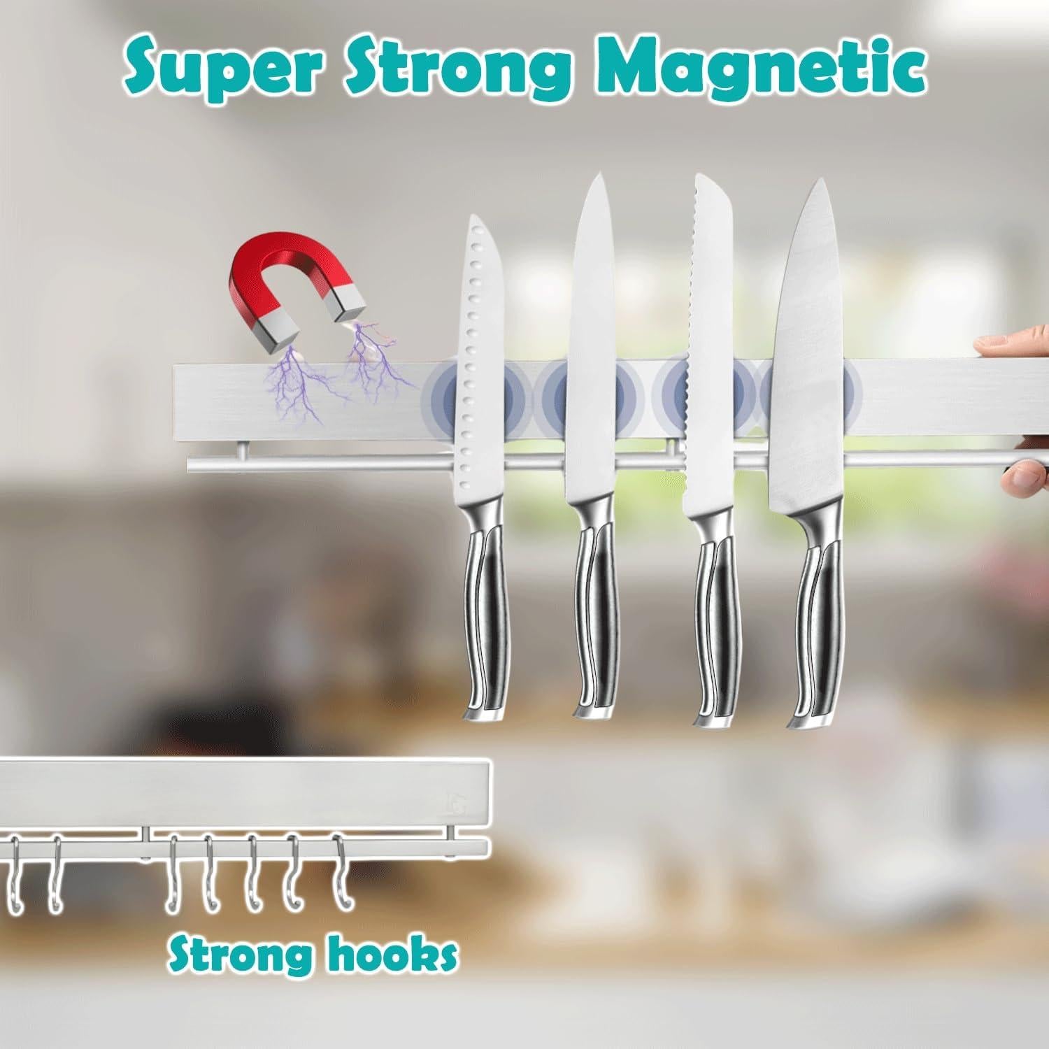 Soporte Magnético para Cuchillos EcoGoods 58.42 cm Acero Inoxidable