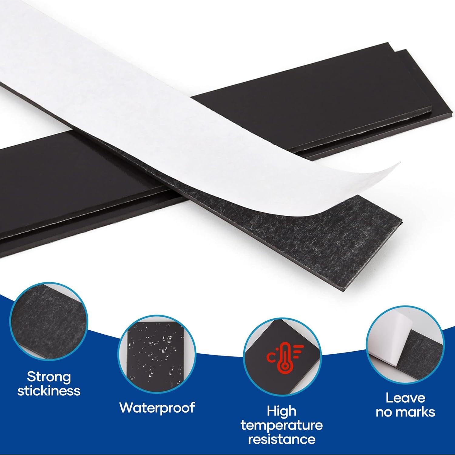 Tiras Magnéticas Rammos Adhesivas Paquete de 3 - 15.24x2.54 cm