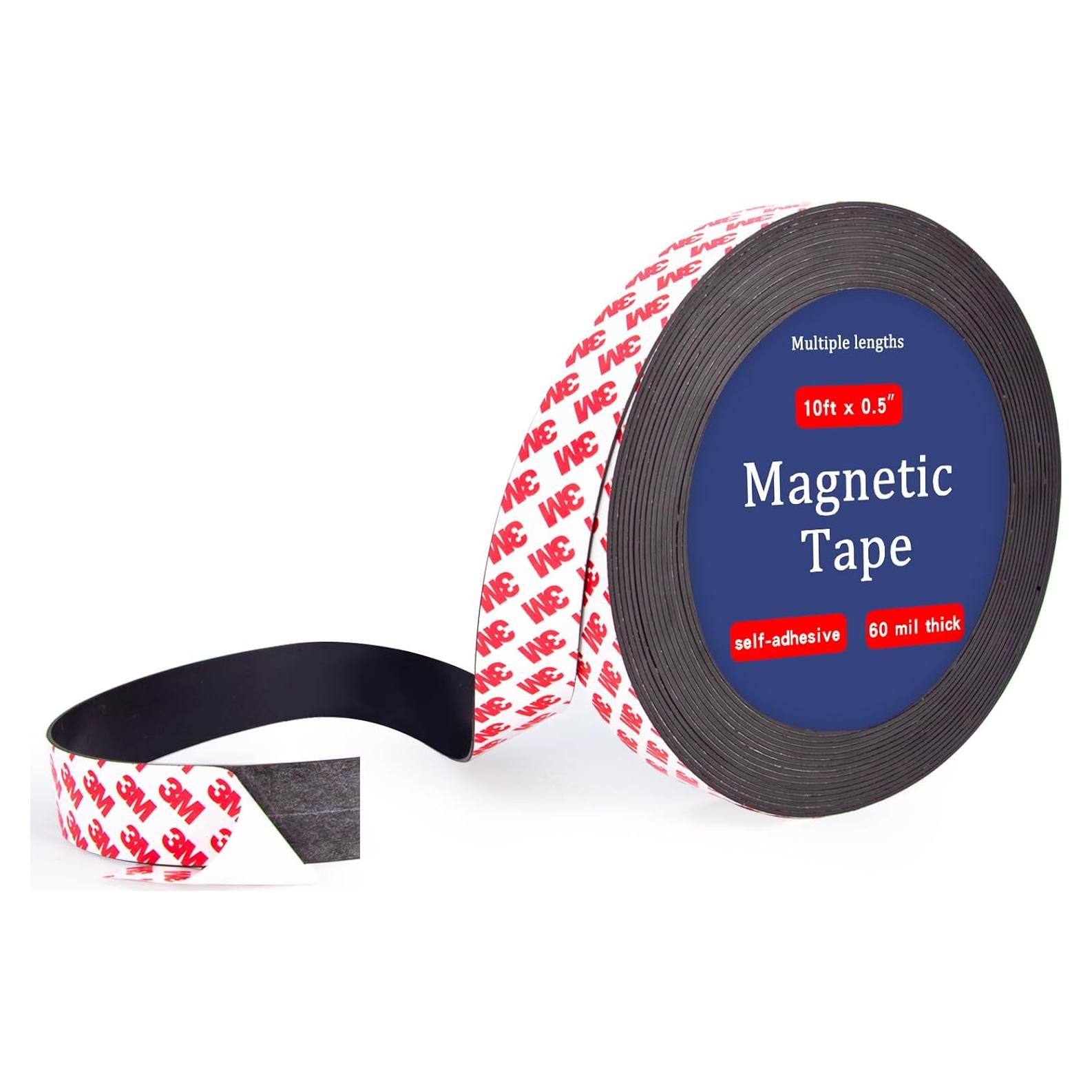 Cinta Magnética Adhesiva 3M Towjug 1.27cm x 3m para Manualidades