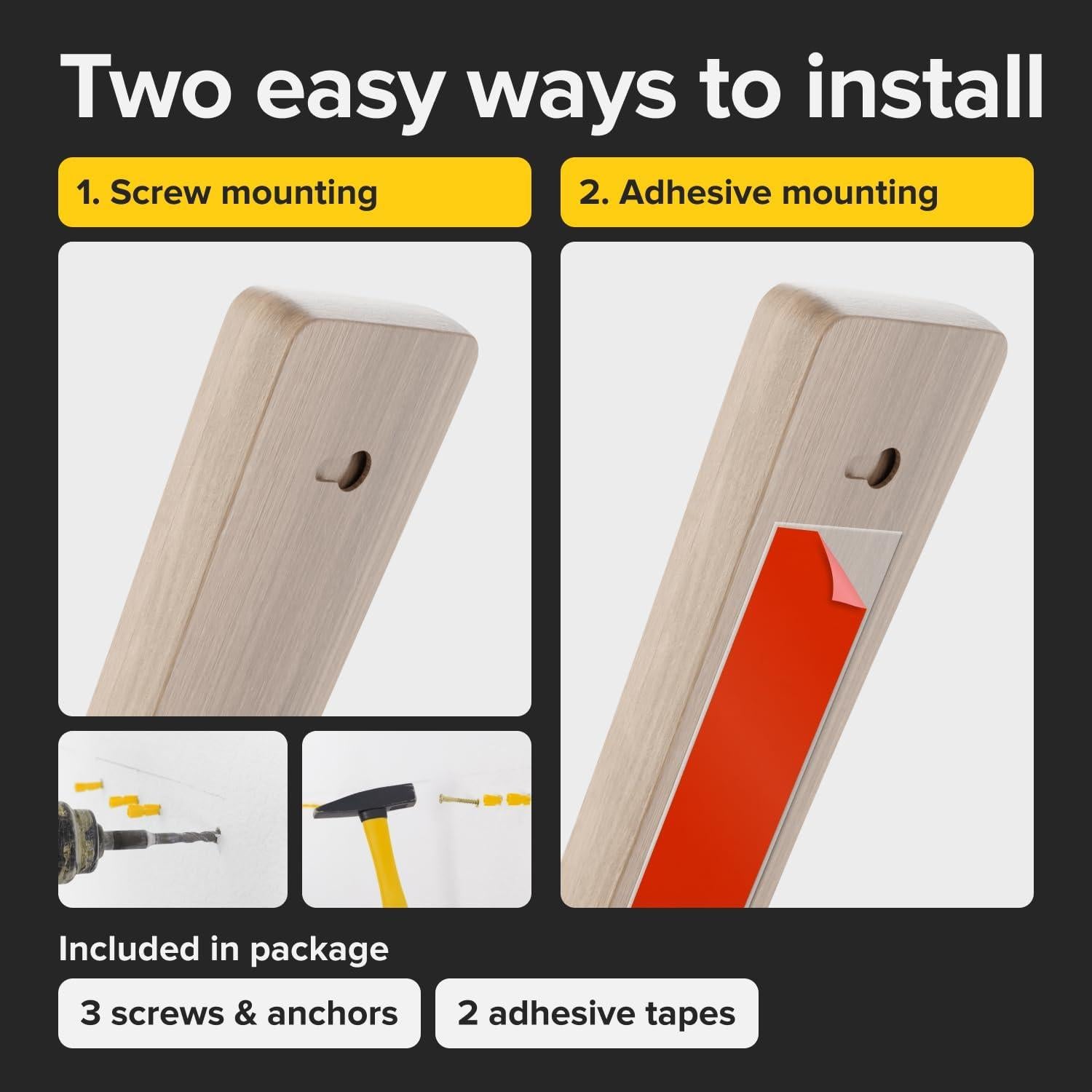 Soporte Magnético para Cuchillos X-bet 40.64 cm Madera Acacia