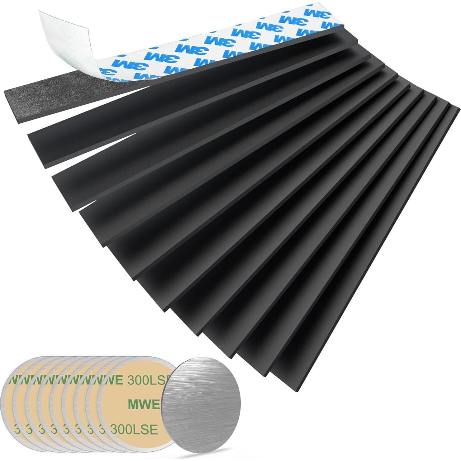 Cinta Magnética Adhesiva SAICOOS 10 Piezas 152g/cm²