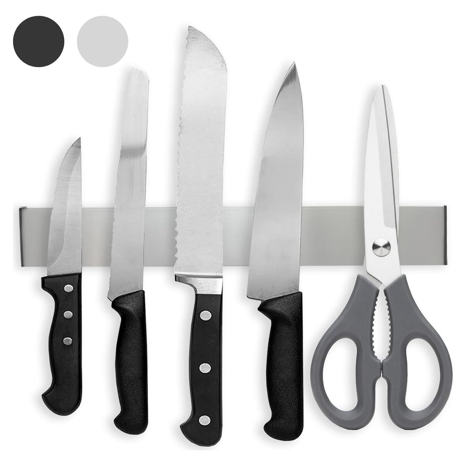 Soporte Magnético para Cuchillos de Pared Zuduoeoa 30.48 cm Acero Inoxidable