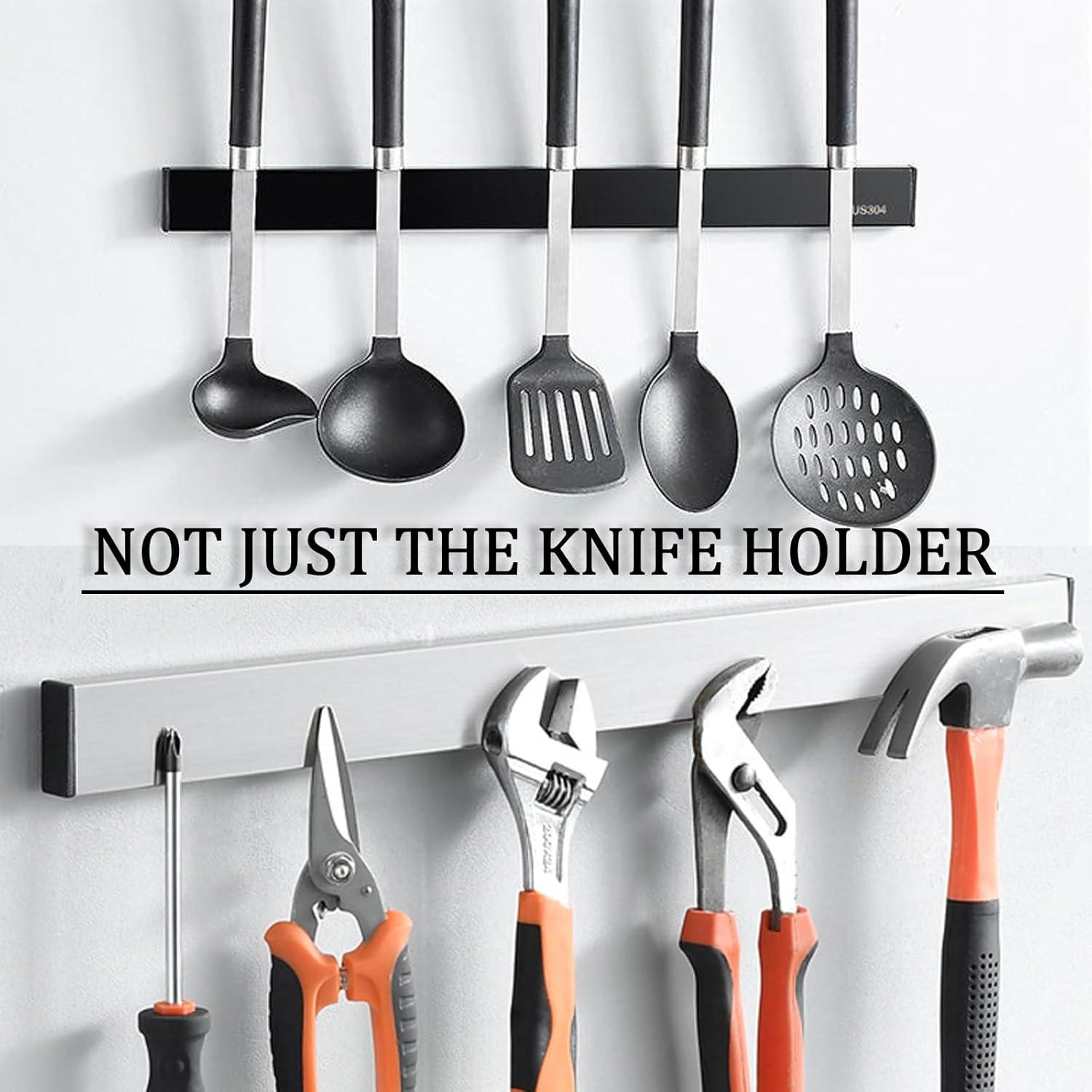 Soporte Magnético para Cuchillos de Pared Zuduoeoa 30.48 cm Acero Inoxidable