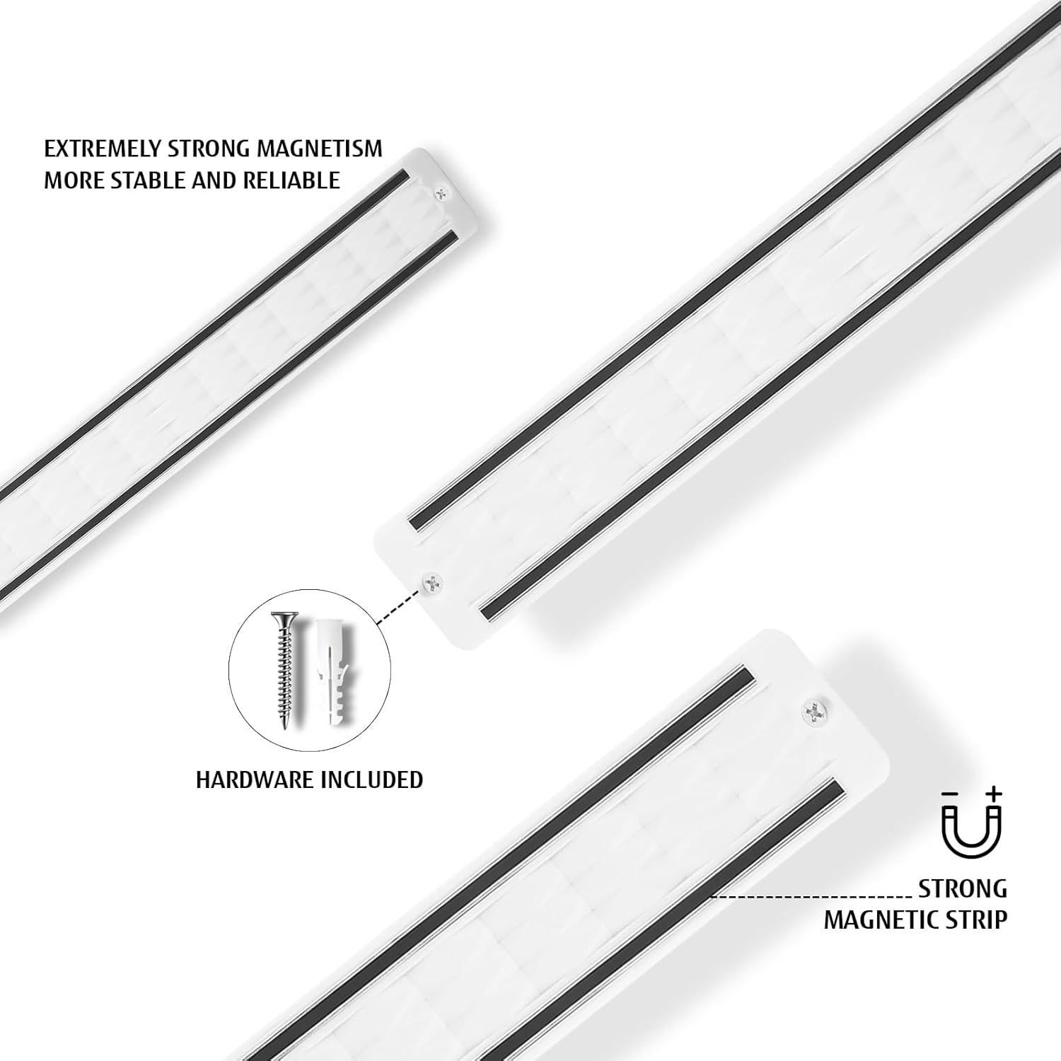 Juego de cuchillos de cocina Diamosteel 6 piezas blanco