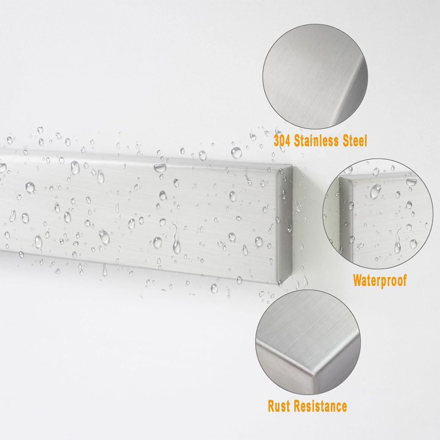 Soporte Magnético de Acero Inoxidable para Cuchillos 40cm