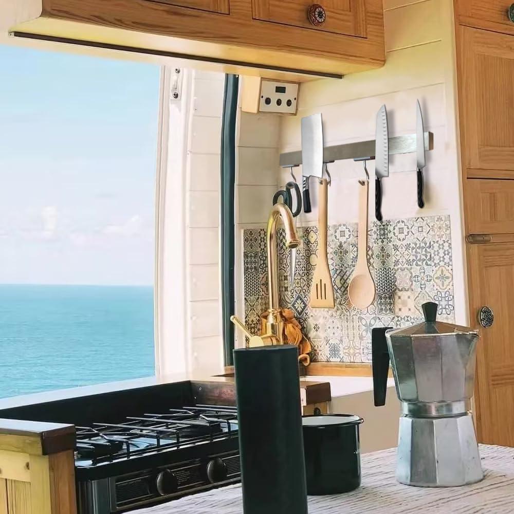 Soporte Magnético para Cuchillos YIIYIIN 35.56 cm Acero Inoxidable