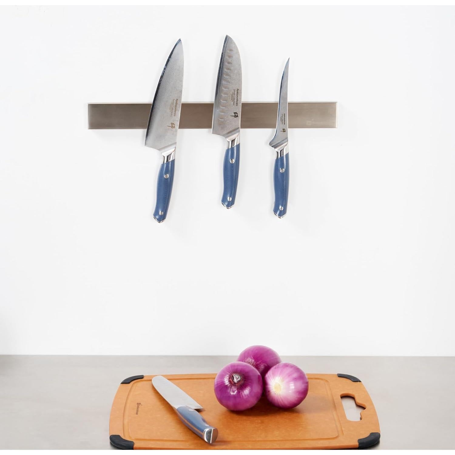 Soporte Magnético para Cuchillos Met Lux 45.72 cm Acero Inoxidable