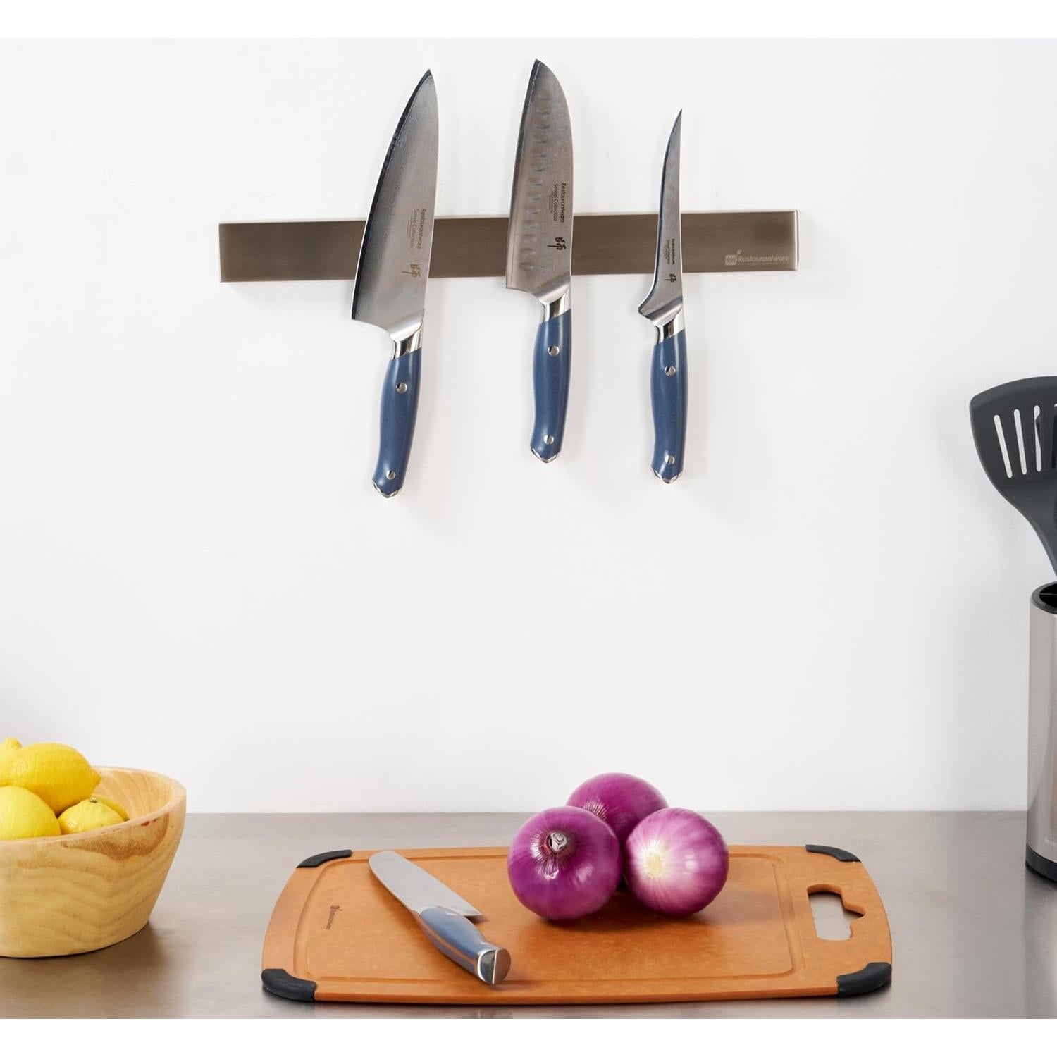 Soporte Magnético para Cuchillos Met Lux 45.72 cm Acero Inoxidable