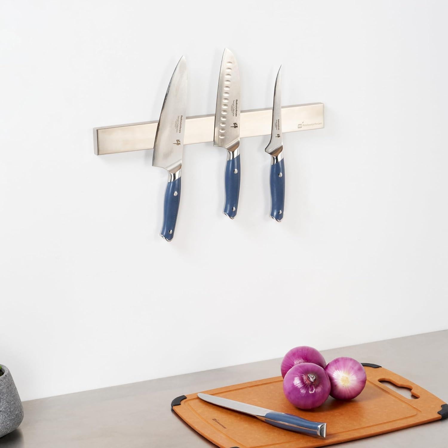 Soporte Magnético para Cuchillos Met Lux 45.72 cm Acero Inoxidable