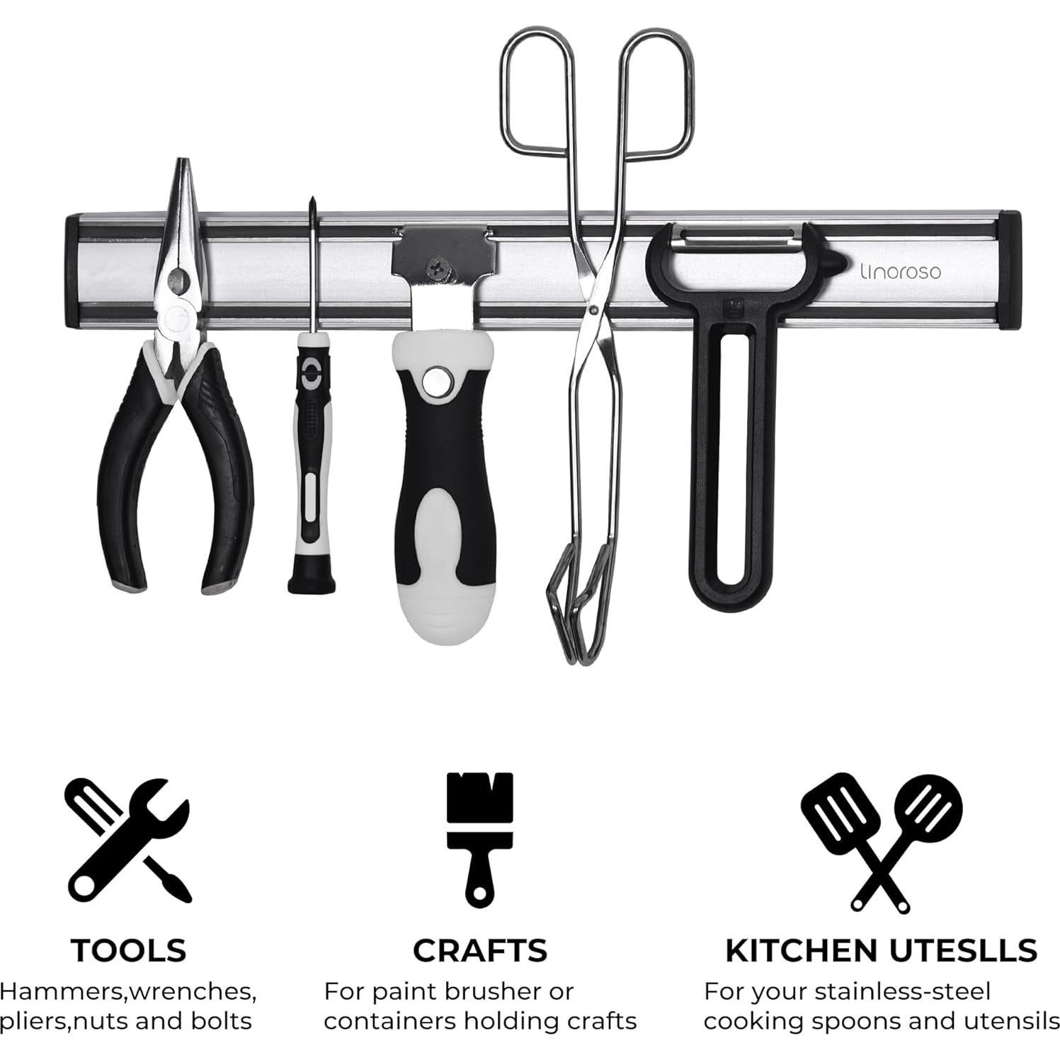 Soporte Magnético para Cuchillos Linoroso 43.9 cm Aluminio