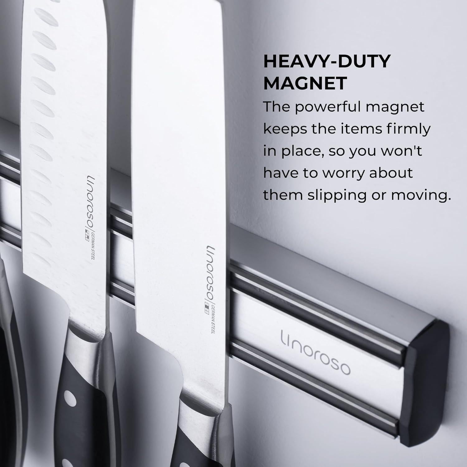 Soporte Magnético para Cuchillos Linoroso 43.9 cm Aluminio