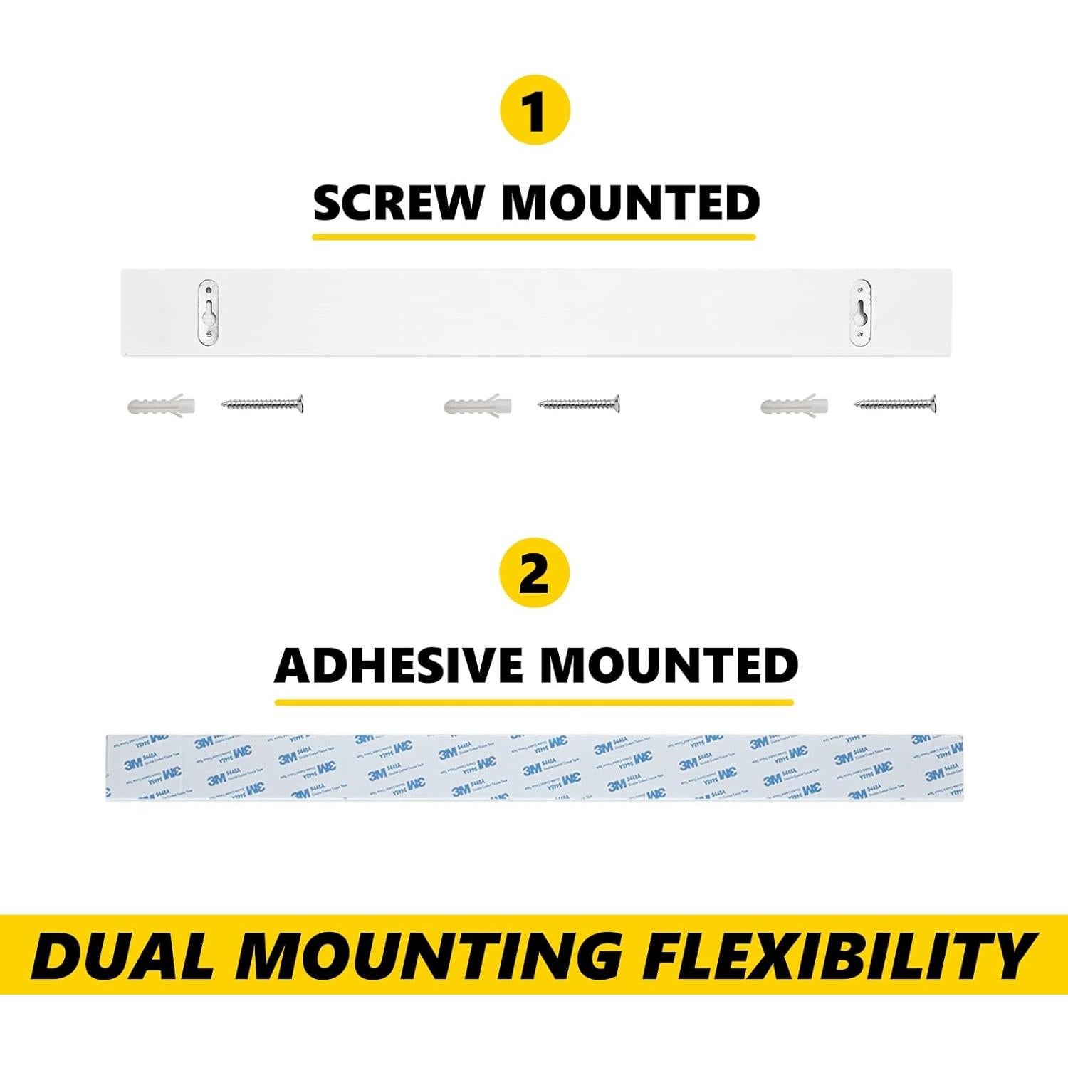 Soporte Magnético para Cuchillos CHONIC 61 cm Blanco