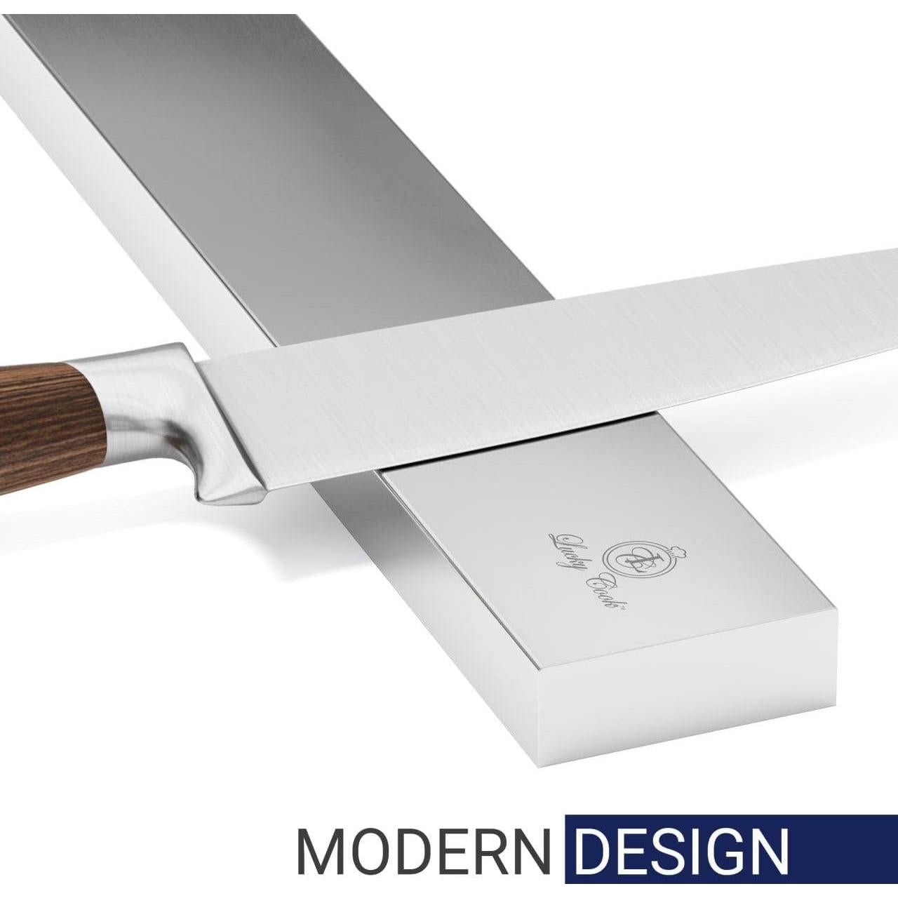 Soporte Magnético para Cuchillos Lucky Cook 40.6 cm Acero Inoxidable