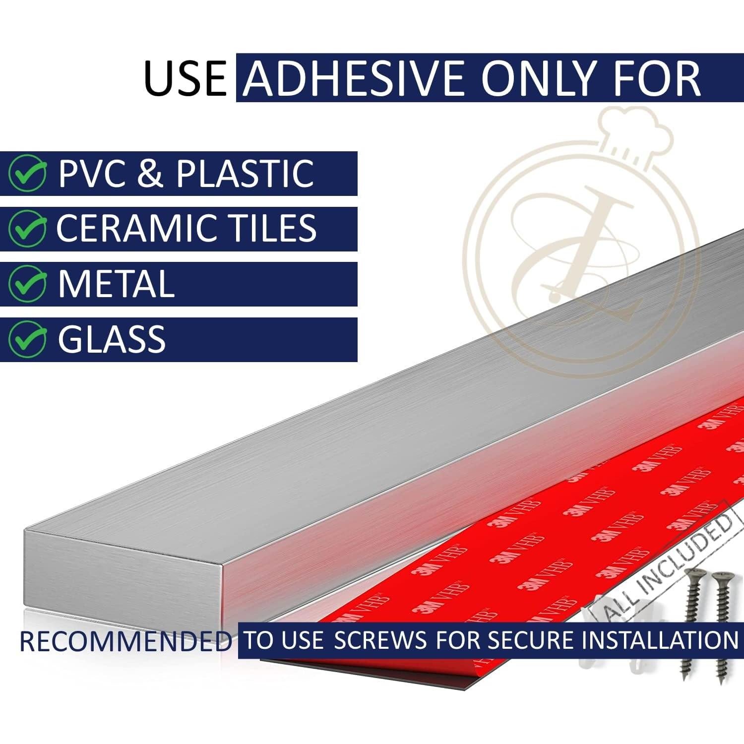 Soporte Magnético para Cuchillos Lucky Cook 40.6 cm Acero Inoxidable