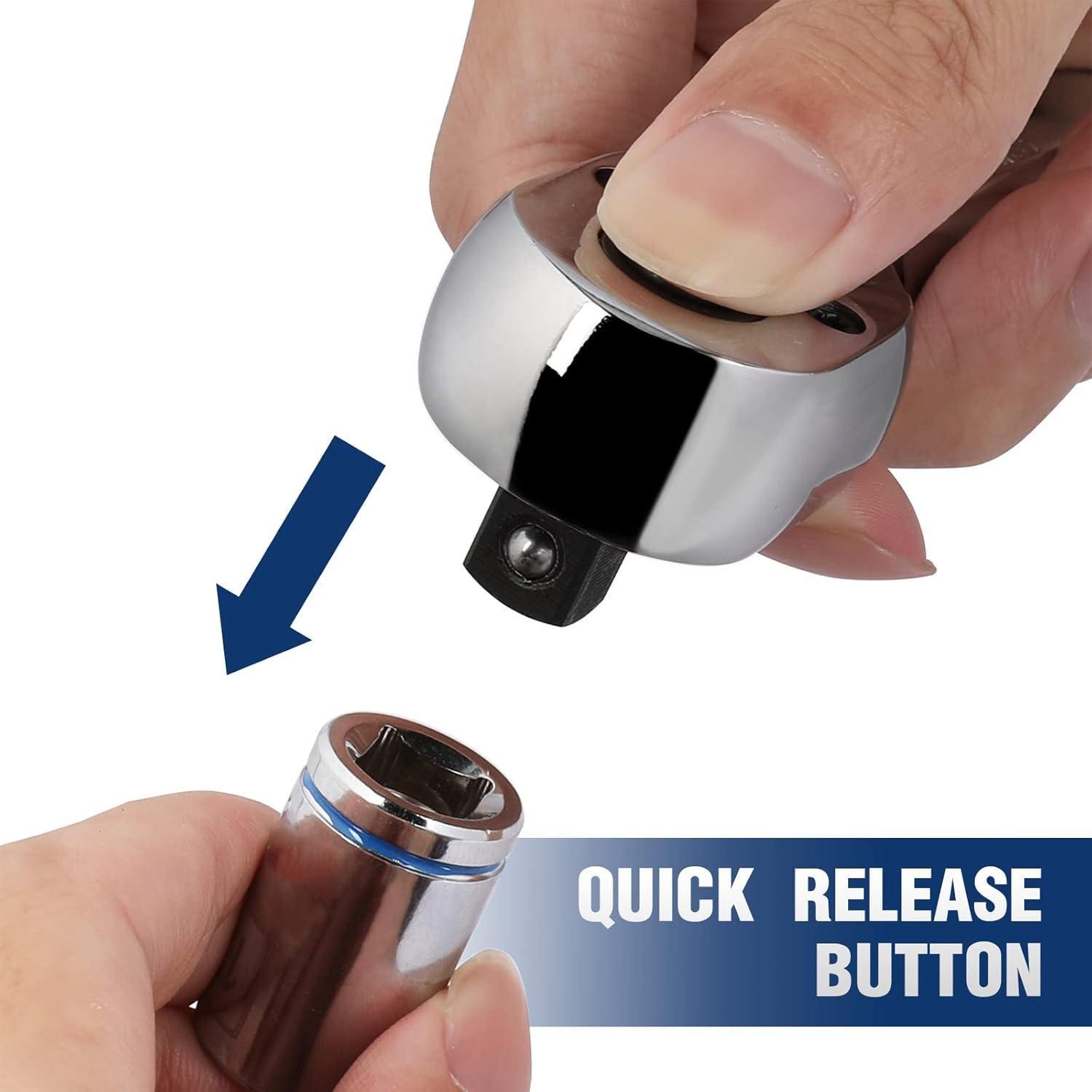 Set de Trinquete WORKPRO 3 Piezas 72 Dientes 0,64-1,27 cm