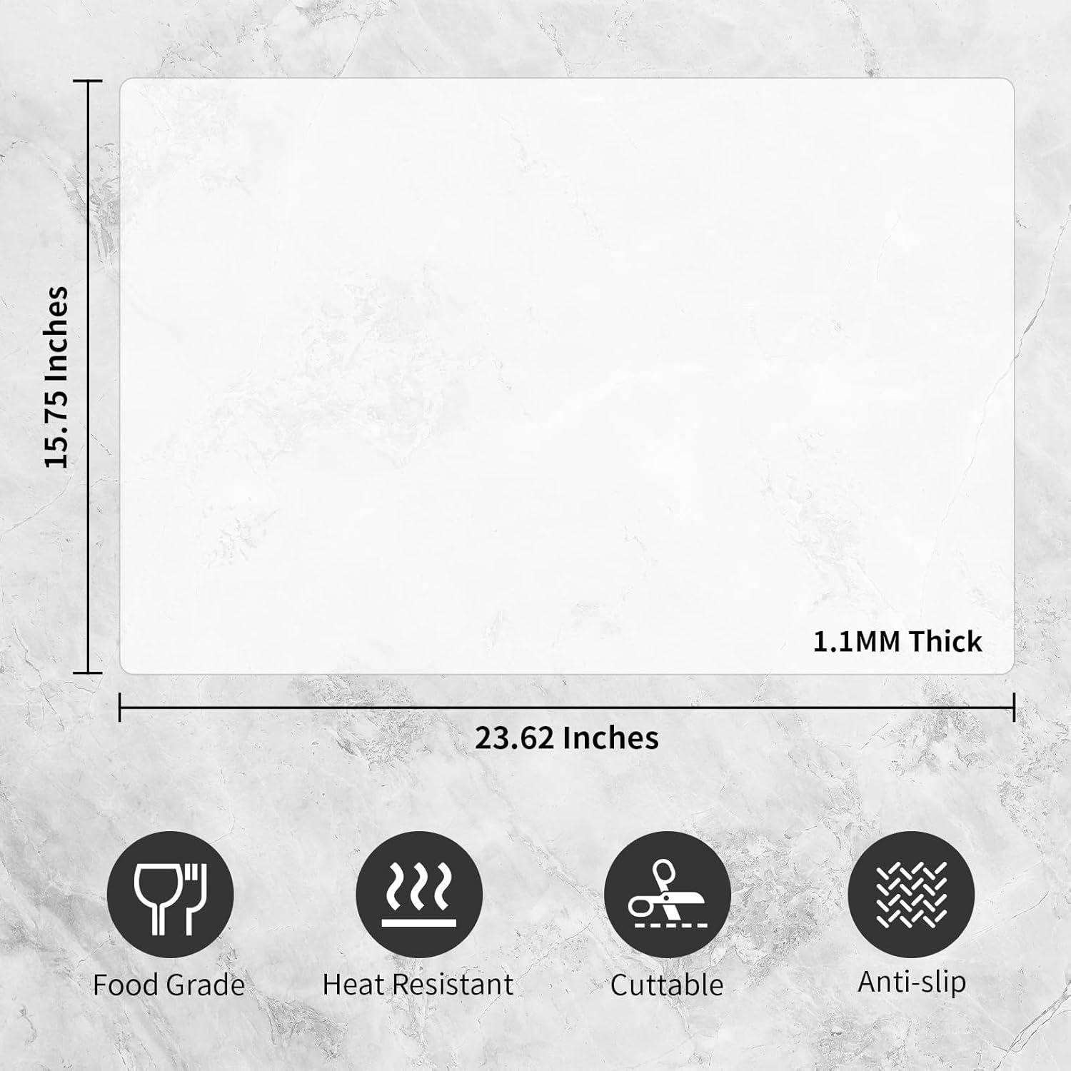 Alfombrilla de Silicona Cuttte 60x40 cm Antideslizante y Resistente al Calor