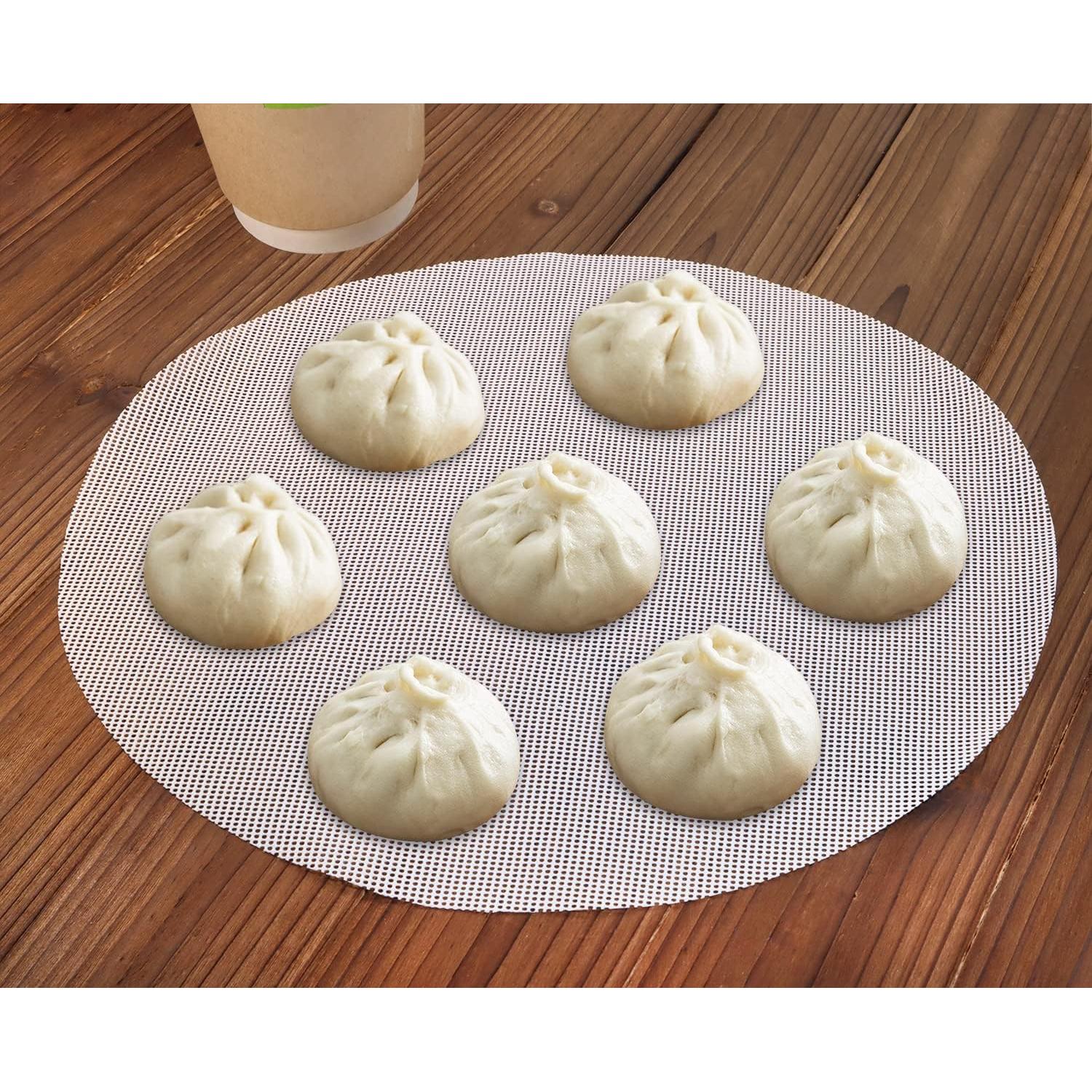 Forros de Vapor de Silicona ONLYKXY 34cm Redondos 2pcs