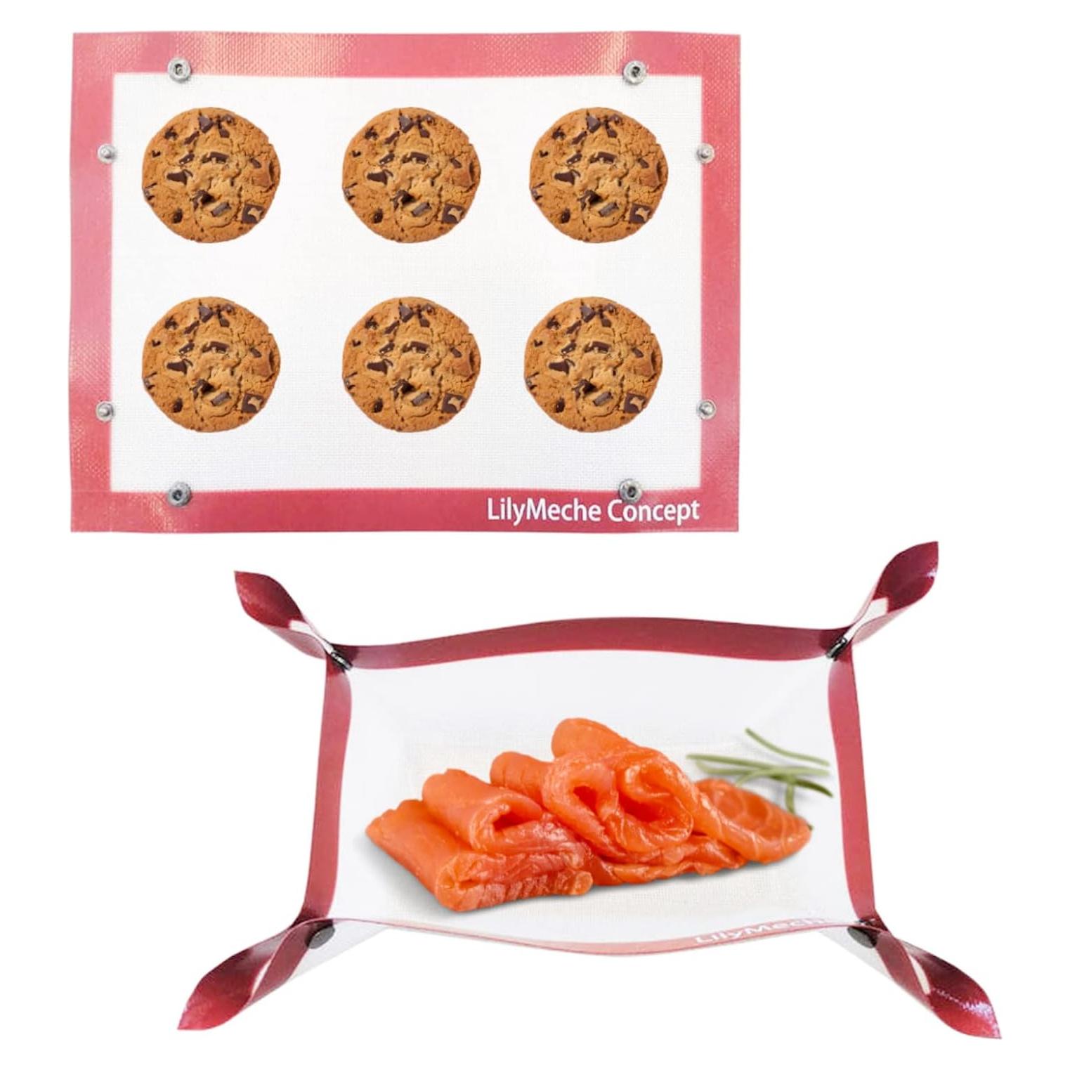 Alfombrilla de Silicona Antiadherente Lilymeche 40x30 cm 2pc