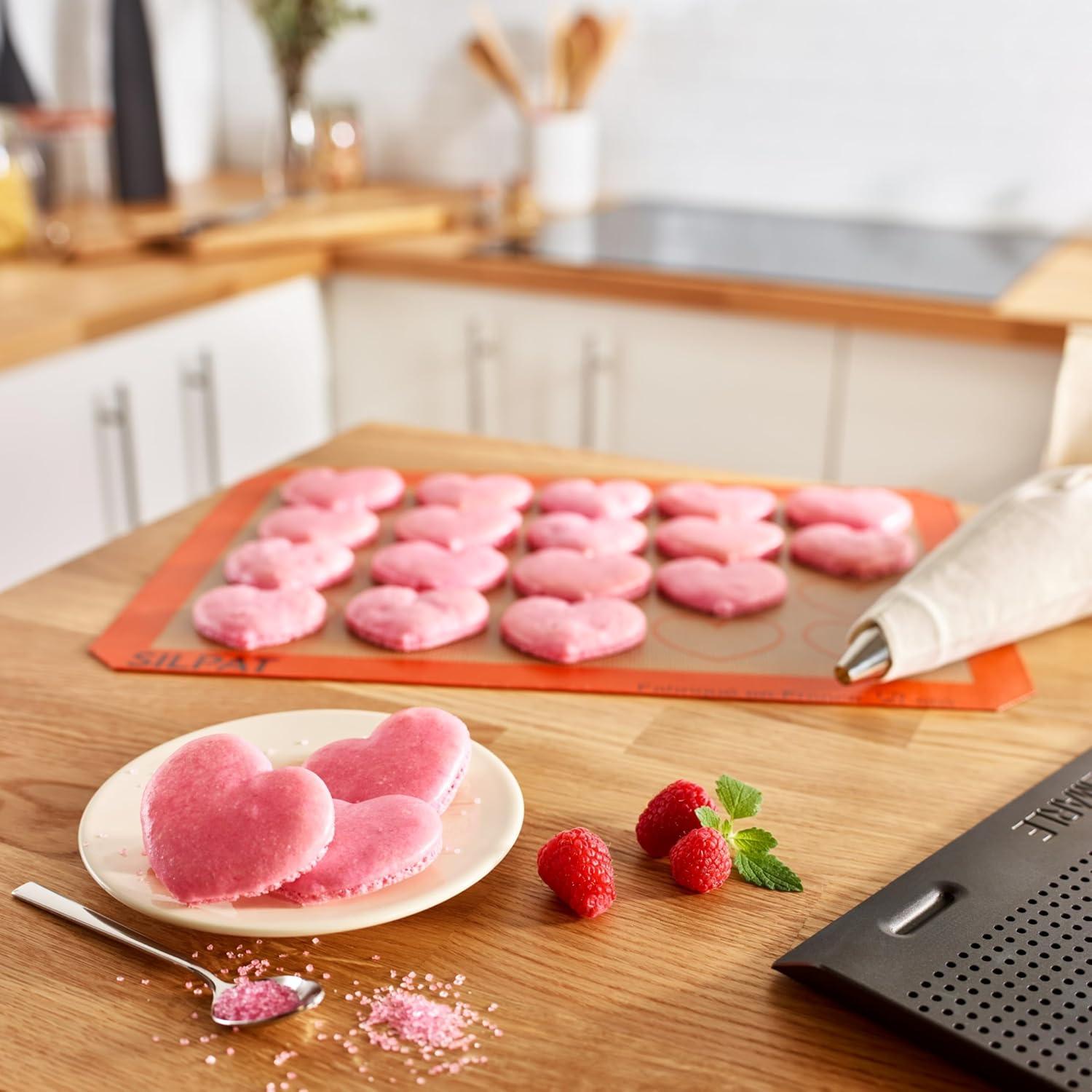 Alfombrilla de Hornear Antiadherente Silpat Corazón 41.9x29.5cm