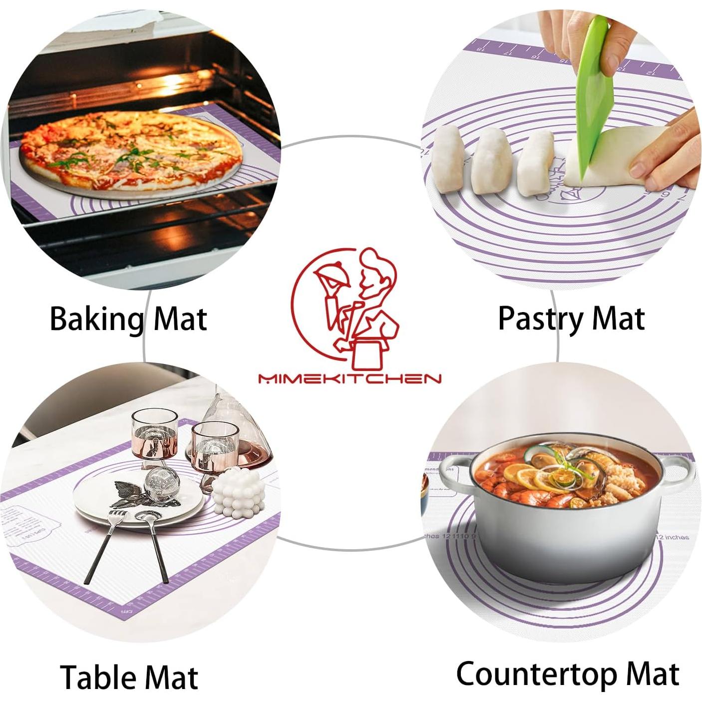 Alfombrilla de Silicona Antiadherente Mimekitchen 66x41cm