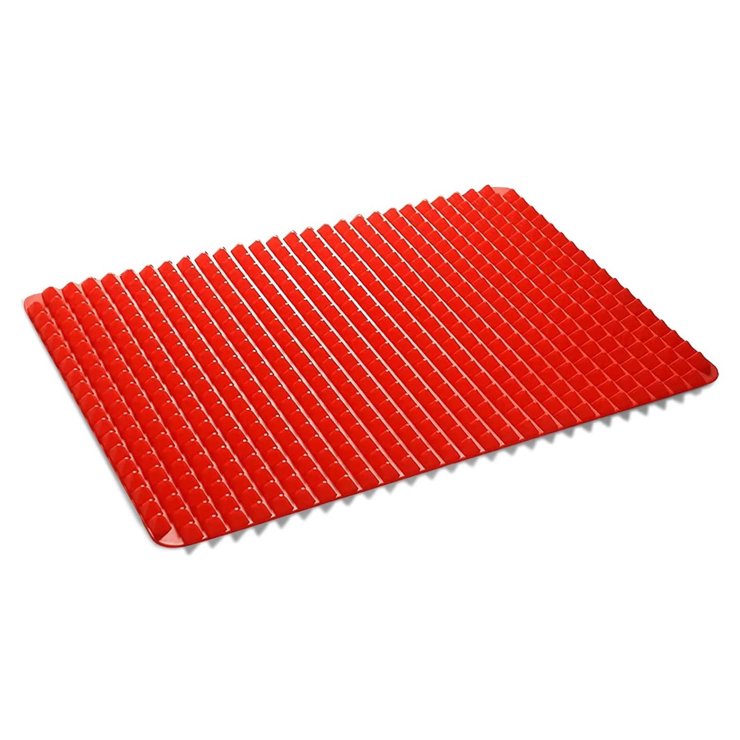 Alfombrilla de Hornear de Silicona Wolecok 40.6x27.9 cm Roja
