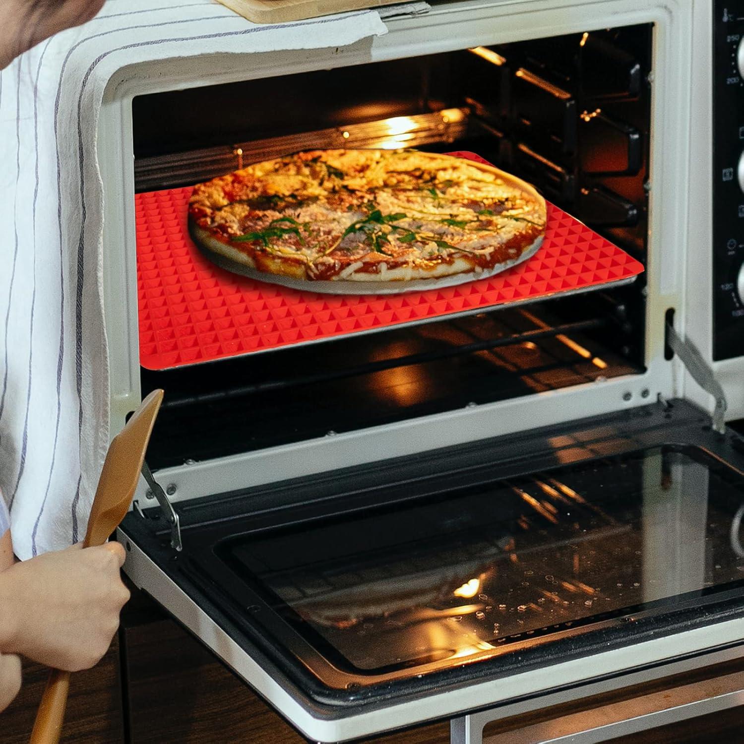 Alfombrilla de Hornear de Silicona Wolecok 40.6x27.9 cm Roja