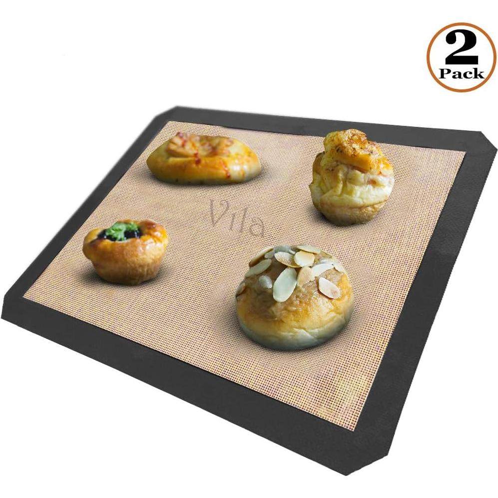 Paquete de 2 Tapetes de Silicona Vila 30.5x43.2 cm Antiadherentes