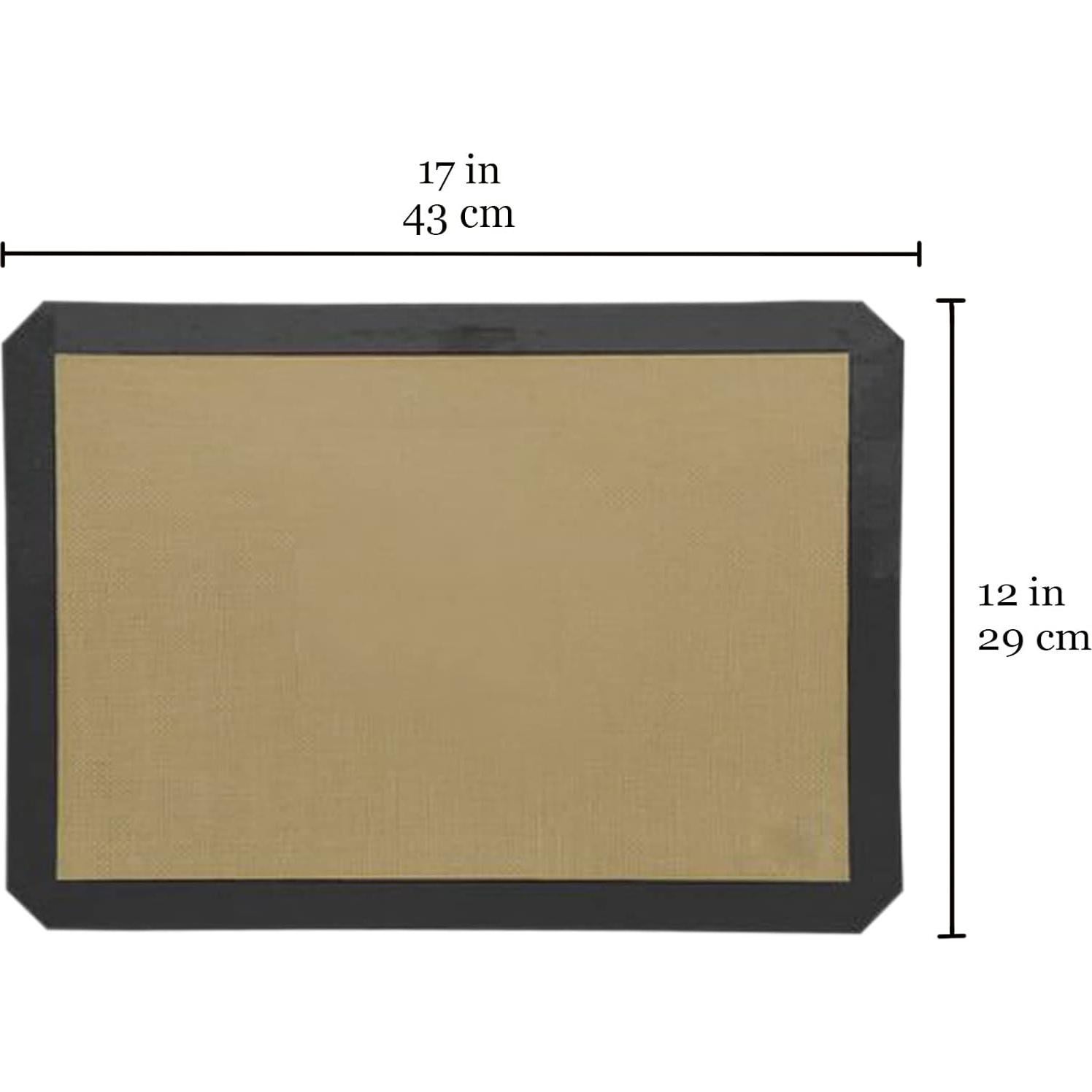 Paquete de 2 Tapetes de Silicona Vila 30.5x43.2 cm Antiadherentes