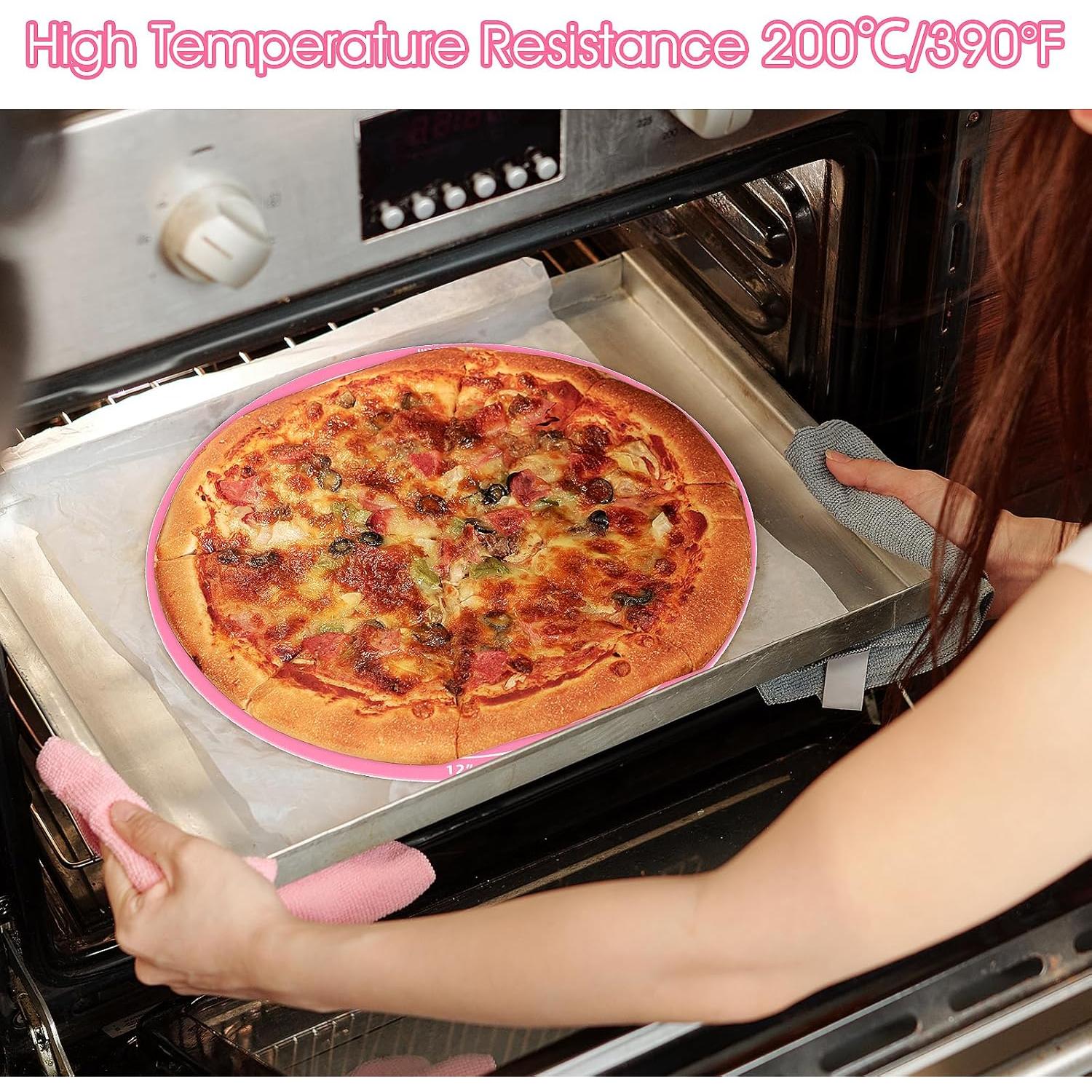 Alfombrilla de Silicona Redonda 30cm DSLSQD Antiadherente Azul