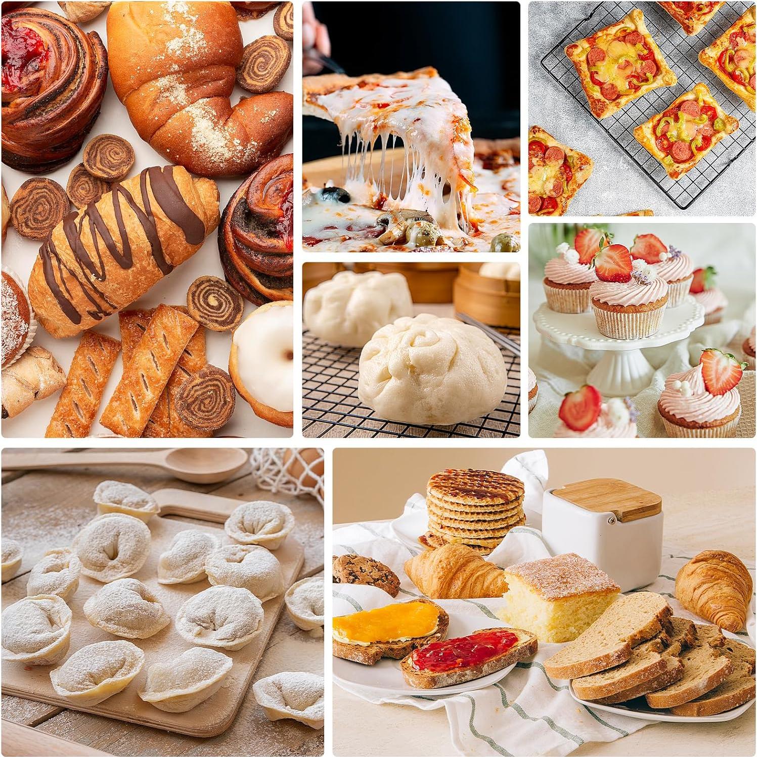 Alfombrilla de Silicona Redonda 30cm DSLSQD Antiadherente Azul